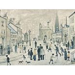 FG lithographic print by L S Lowry