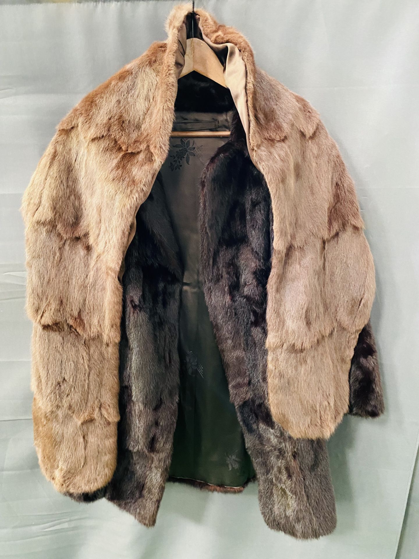 Ladies mink coat together with a fur stole - Bild 5 aus 5