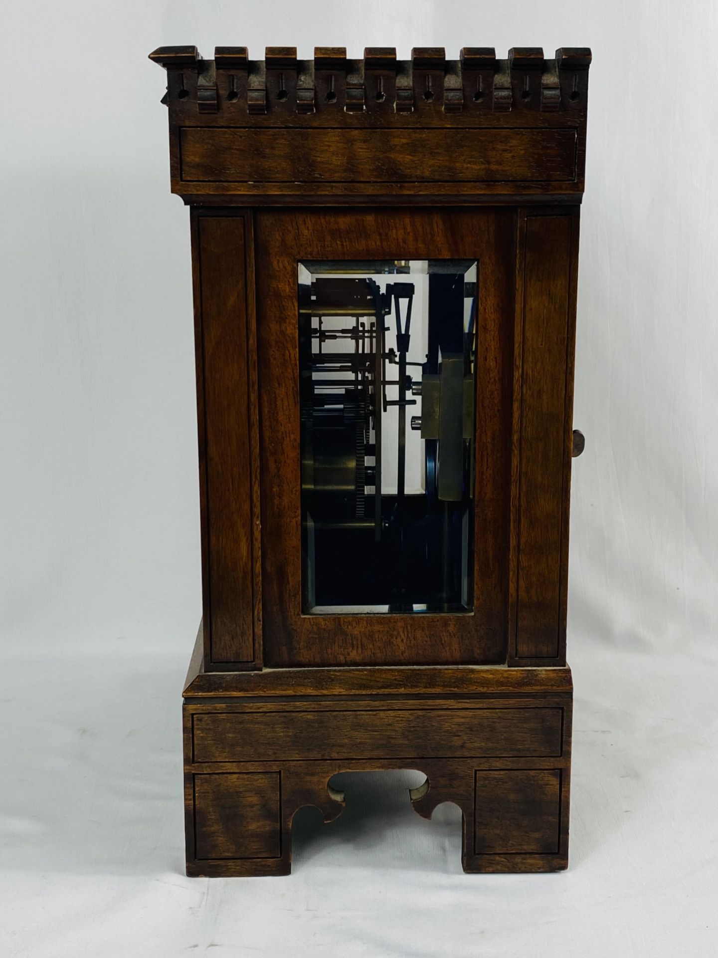 Oak cased mantel clock - Bild 4 aus 8