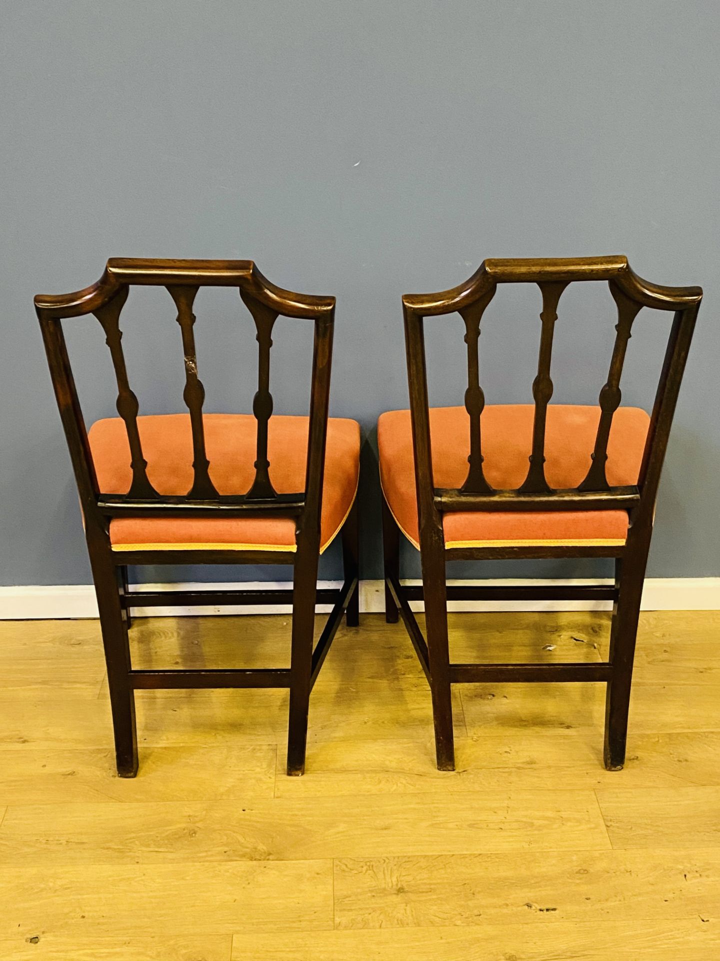 Pair of 19th century mahogany side chairs - Image 5 of 6