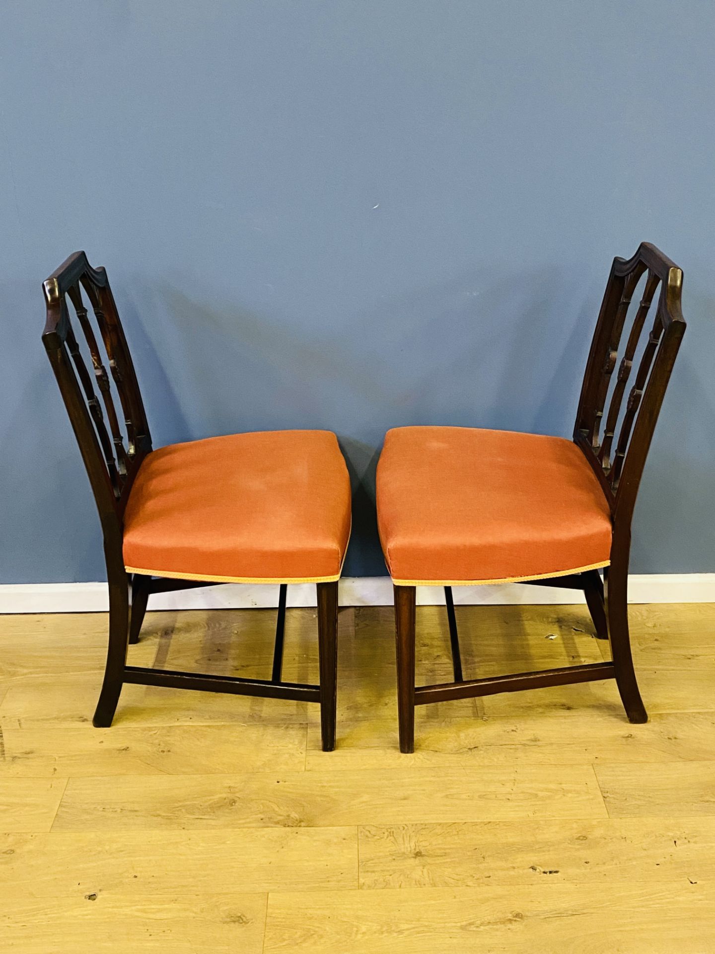 Pair of 19th century mahogany side chairs - Image 6 of 6