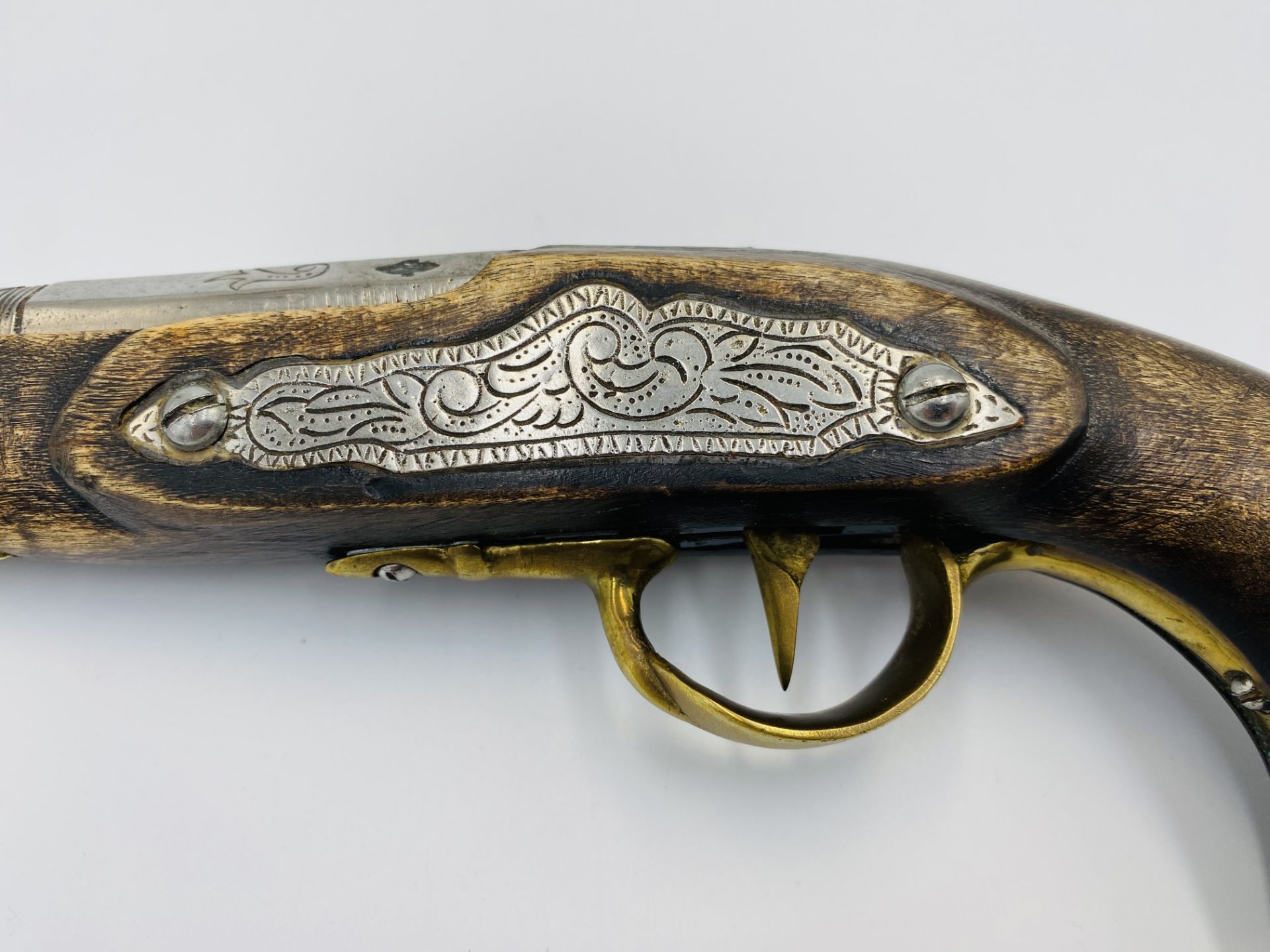 19th century flintlock pistol - Image 5 of 6