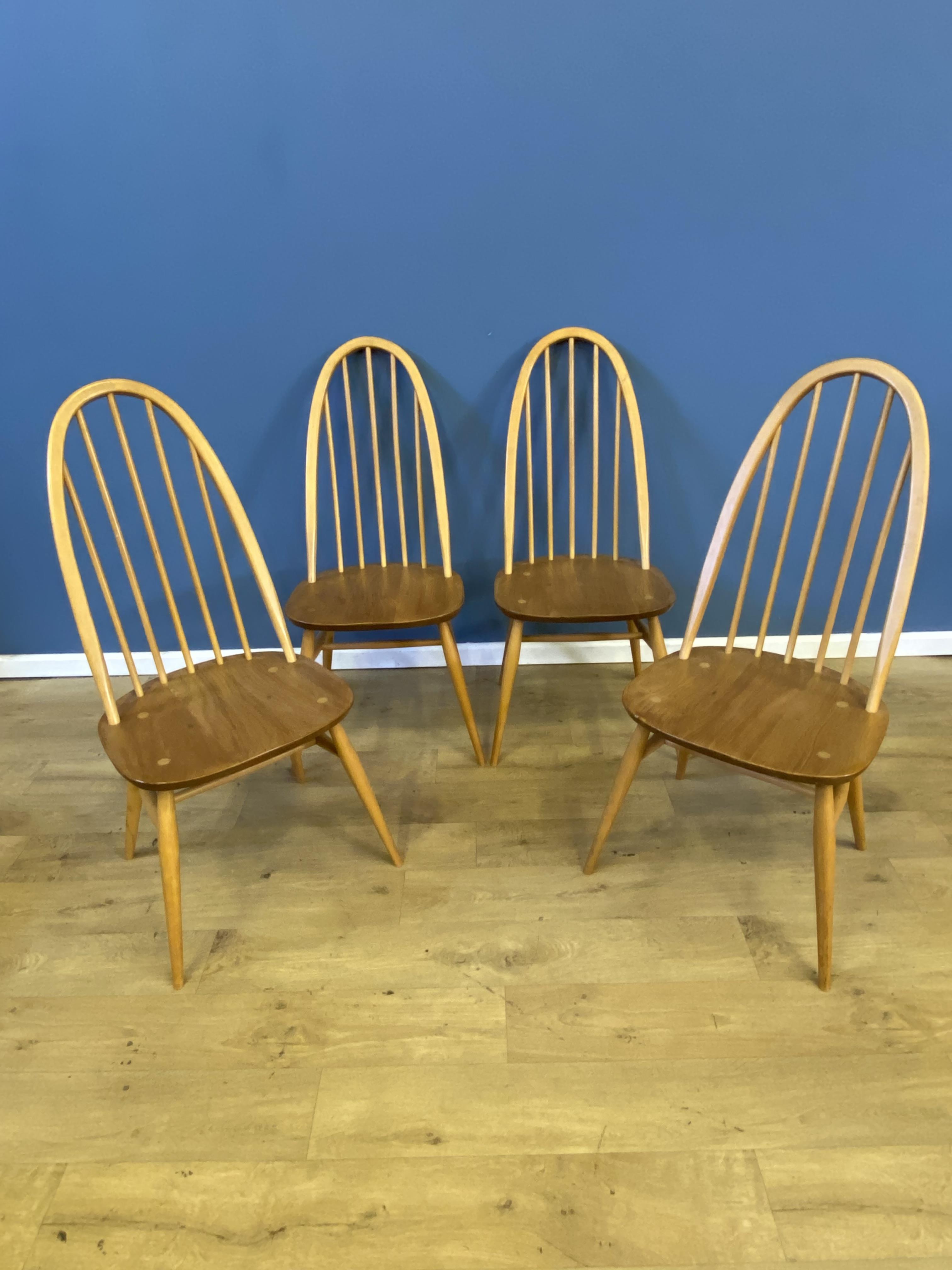 Set of six Ercol dining chairs - Image 5 of 9