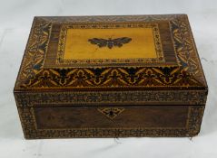 Tunbridge Ware work box, circa 1840