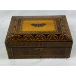 Tunbridge Ware work box, circa 1840