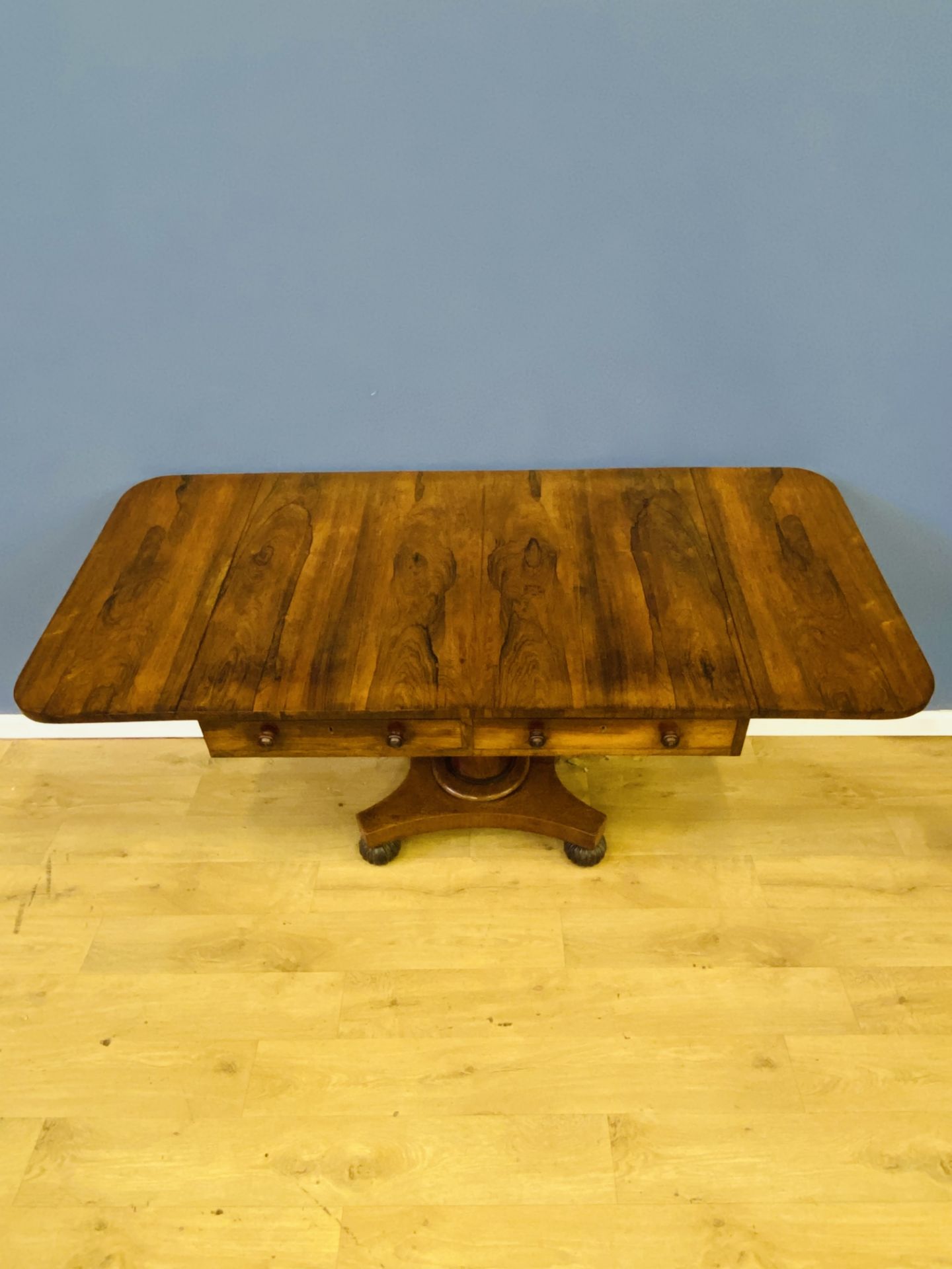 Rosewood sofa table - Image 6 of 8