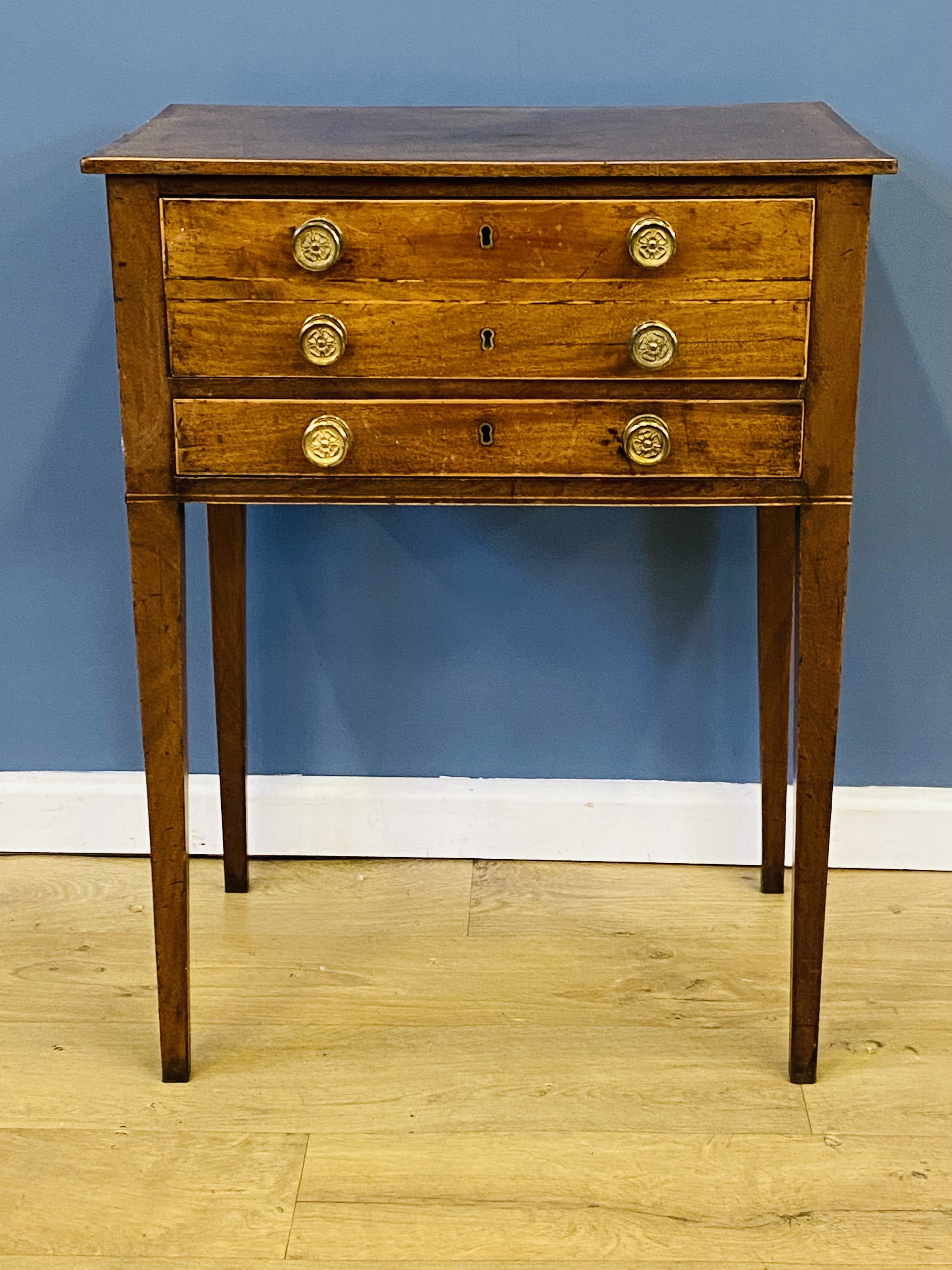 19th century mahogany lamp table