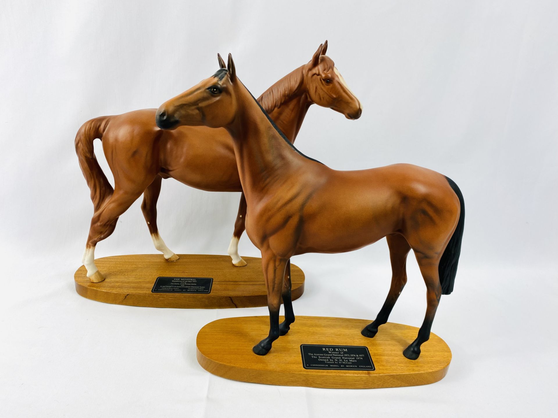 Two Beswick ceramic models of racehorses