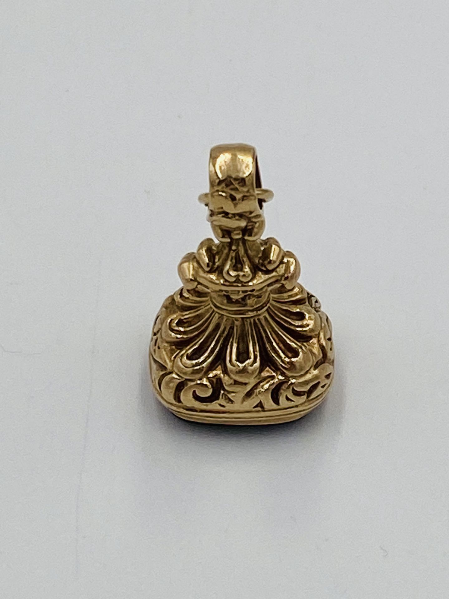 9ct gold fob seal - Image 3 of 5