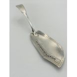 Georgian silver fish slice, London 1807