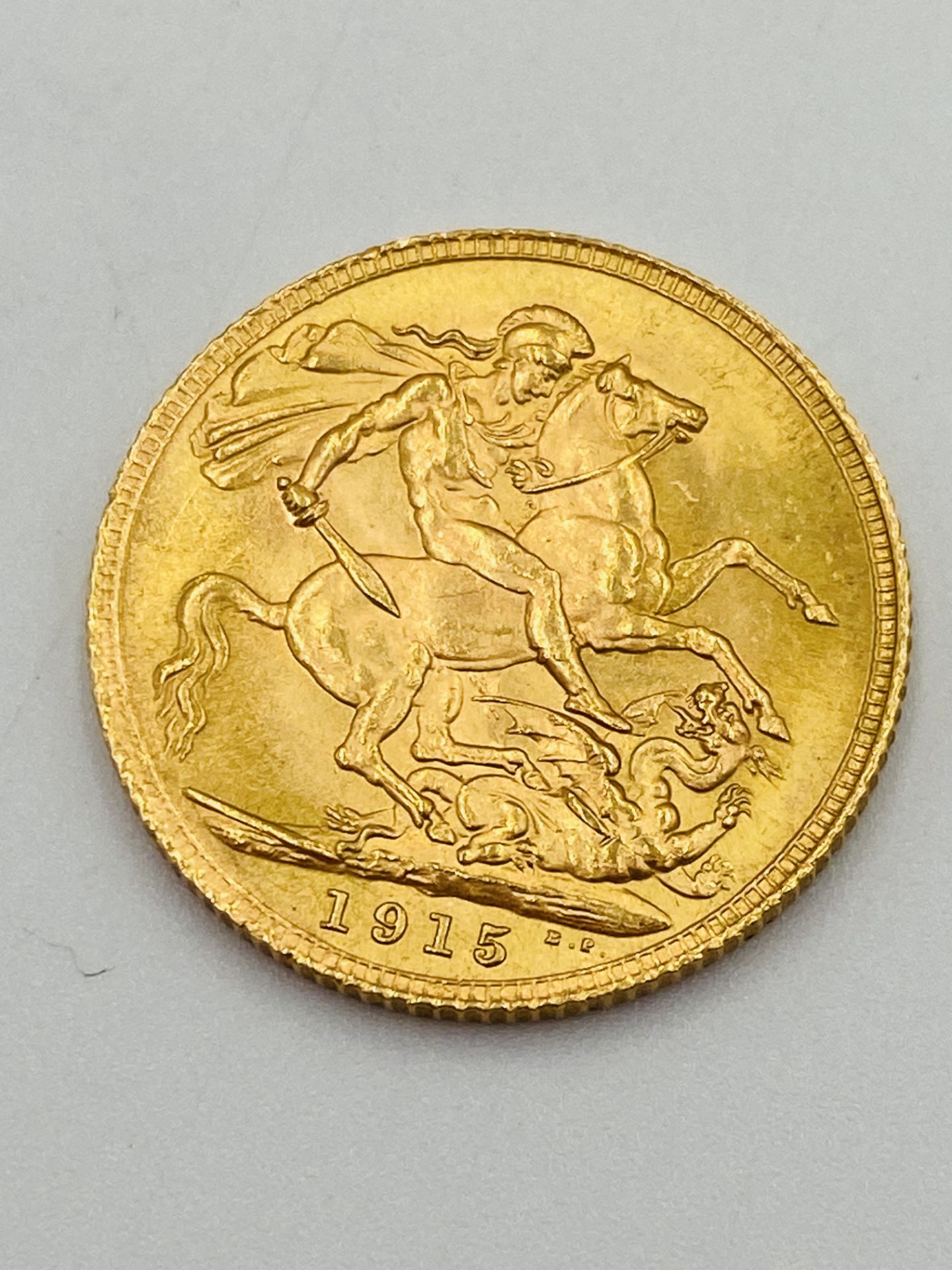 George V gold sovereign