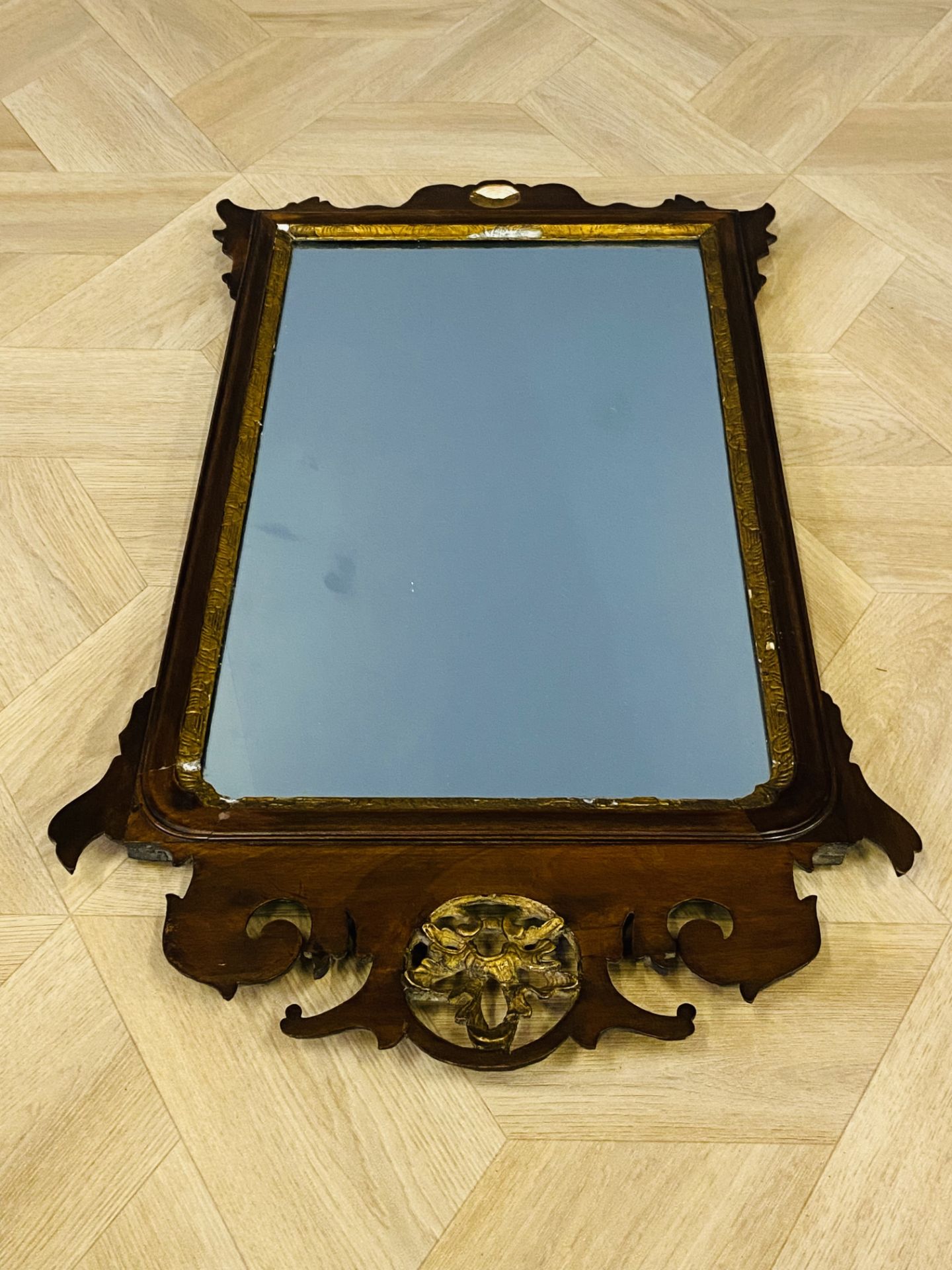 19th century Georgian style mahogany pier mirror - Image 3 of 5