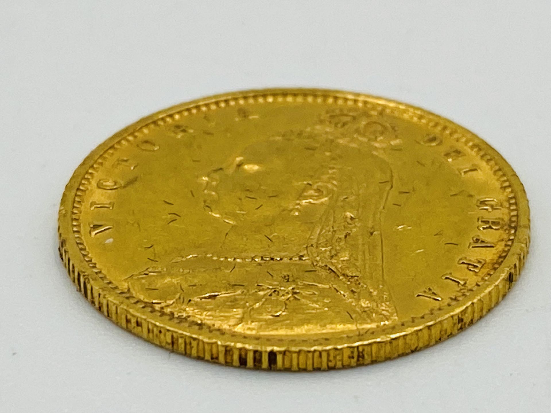 Victorian gold half sovereign - Bild 3 aus 3