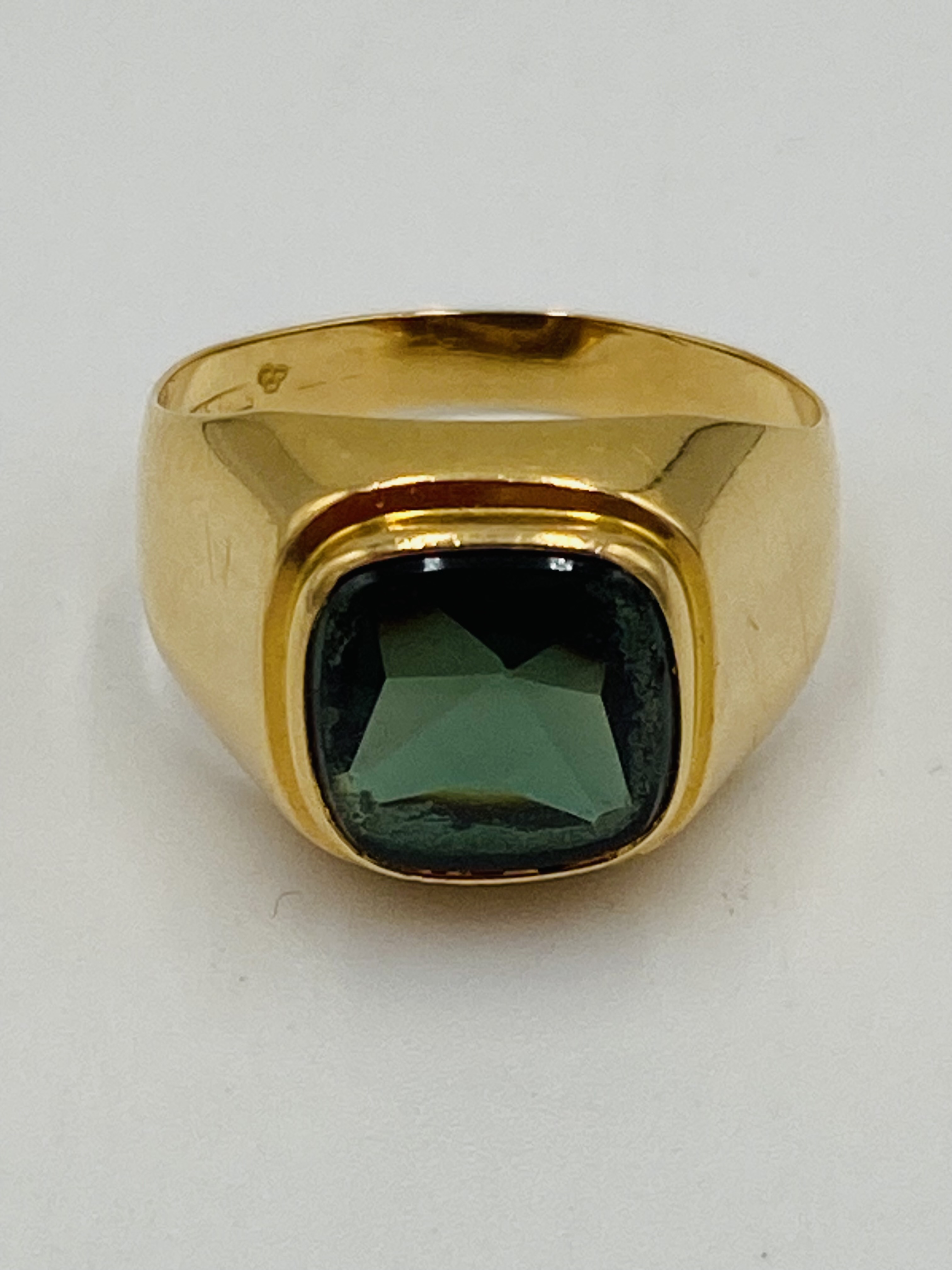 18ct gold signet ring - Bild 2 aus 5