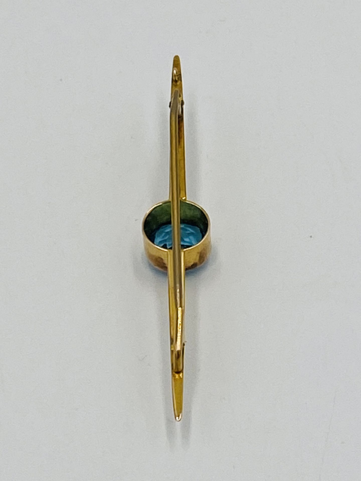 9ct gold bar brooch - Image 6 of 6