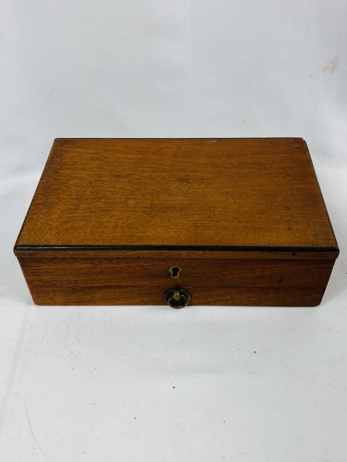 Walnut jewellery box - Image 6 of 8