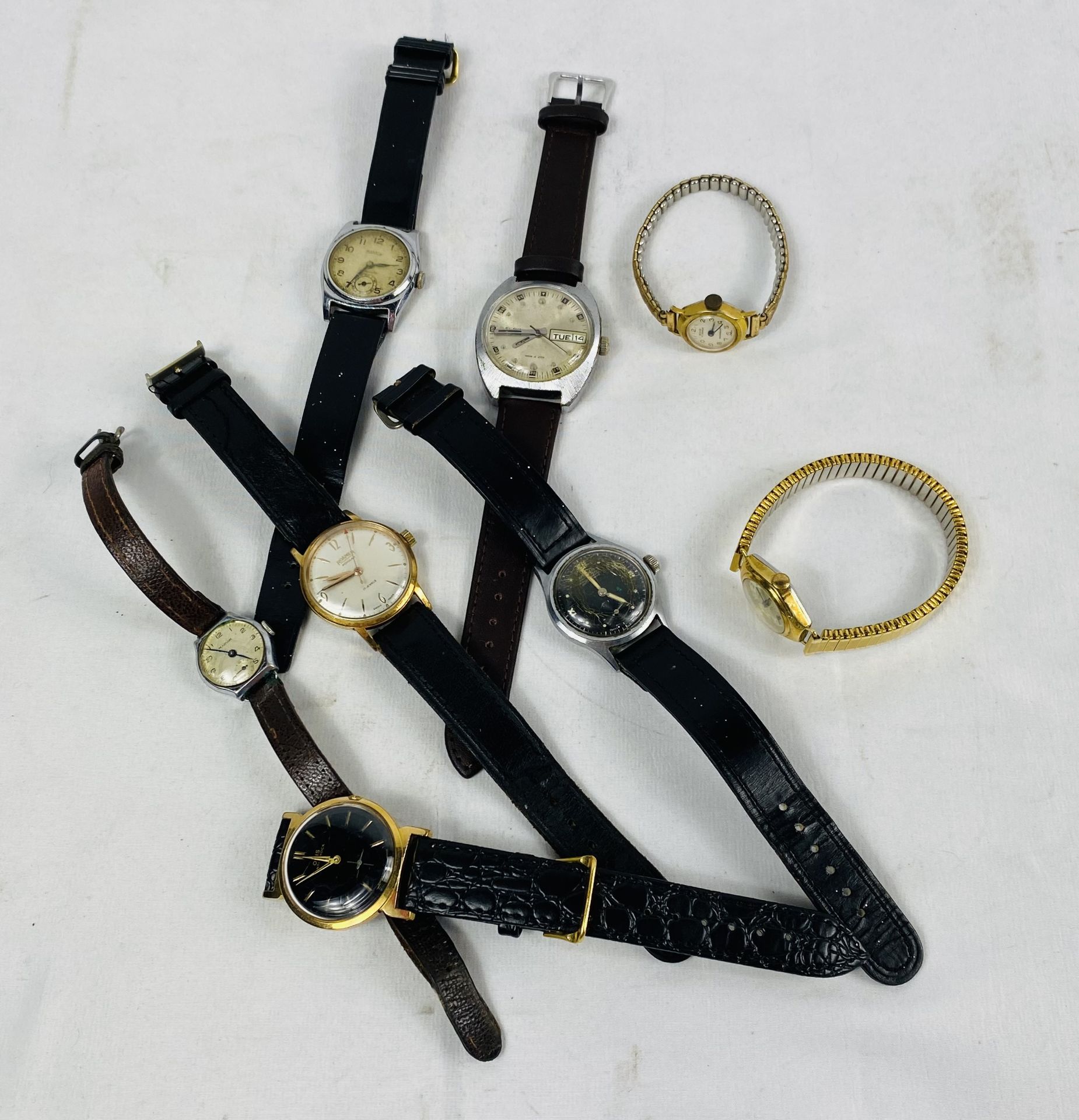 Eight mechanical wristwatches - Image 9 of 9