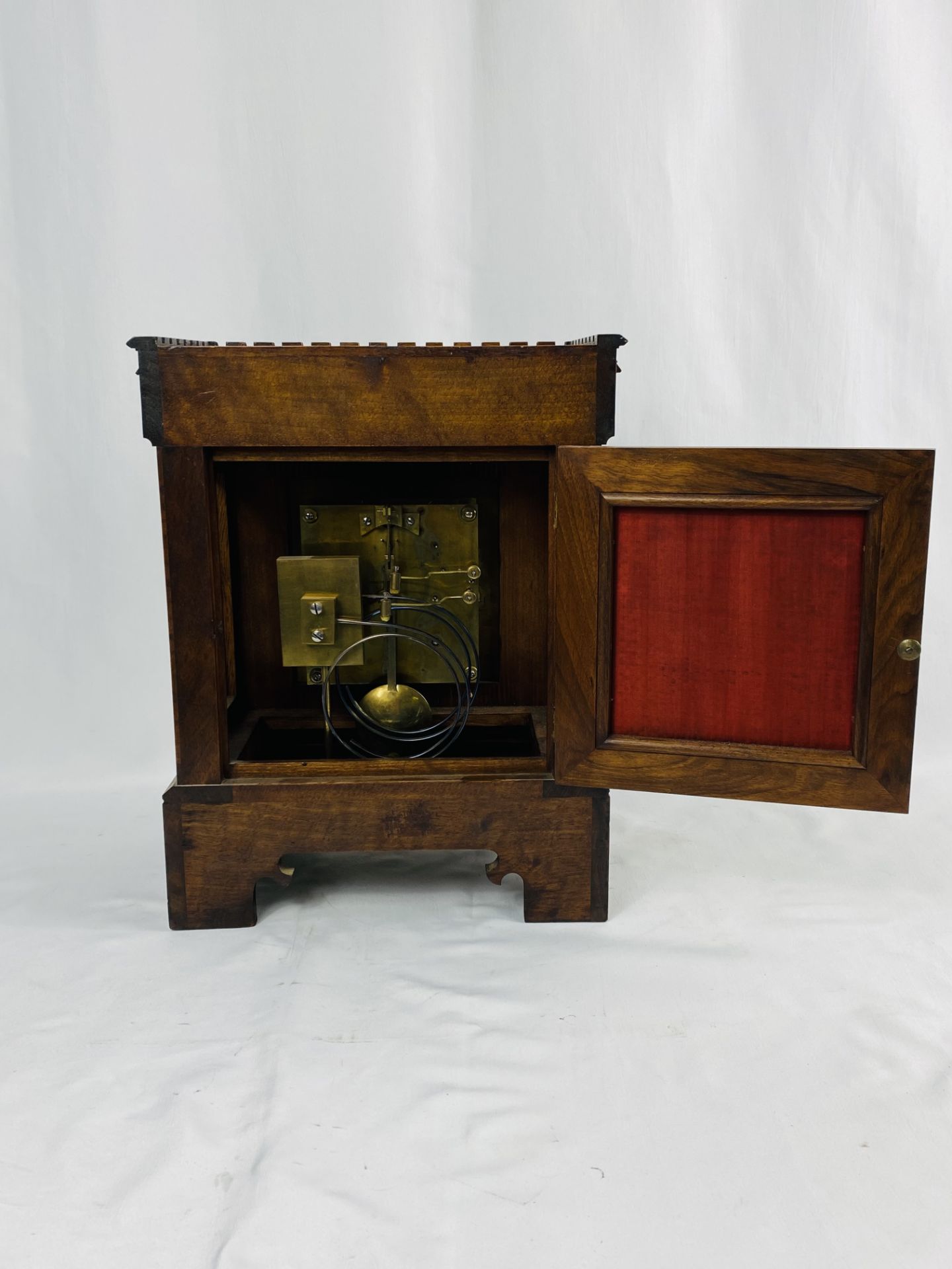 Oak cased mantel clock - Image 6 of 8
