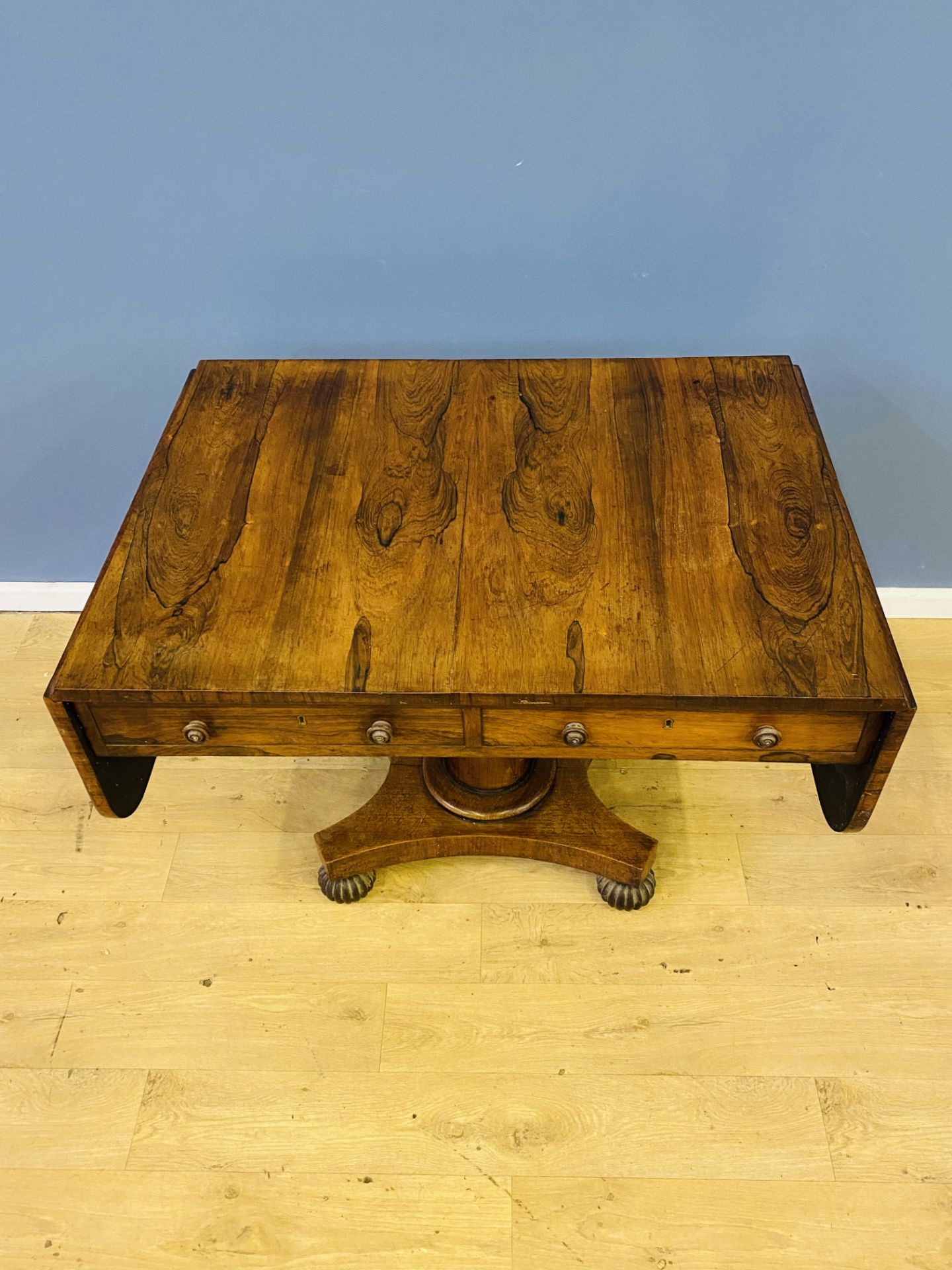 Rosewood sofa table - Image 2 of 8