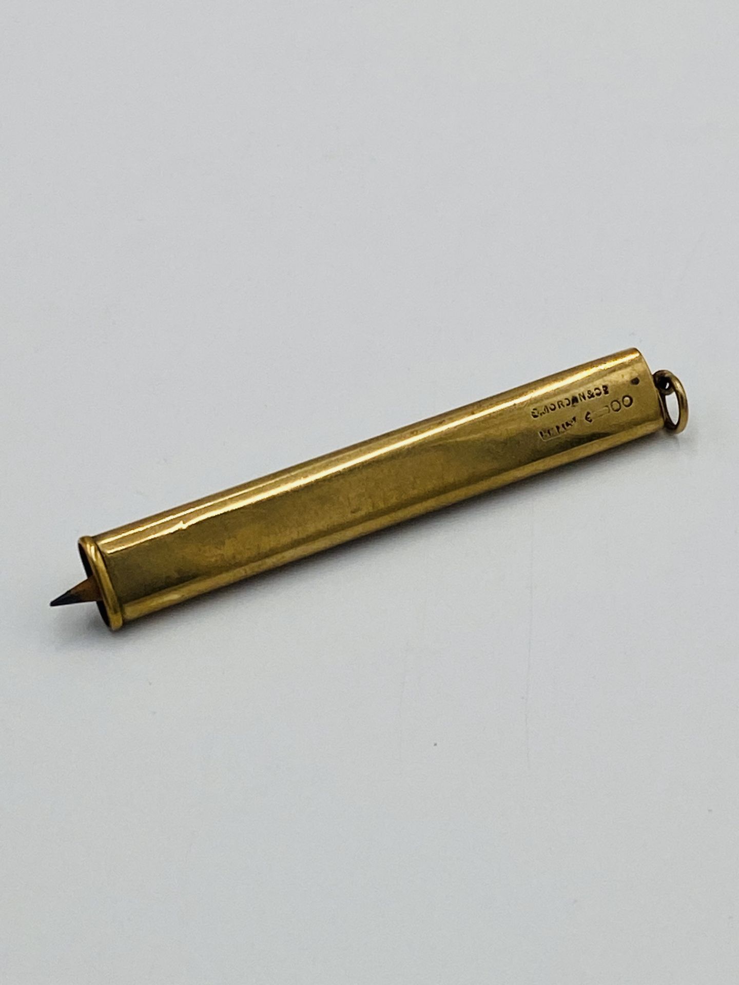9ct gold propelling pencil - Image 4 of 6