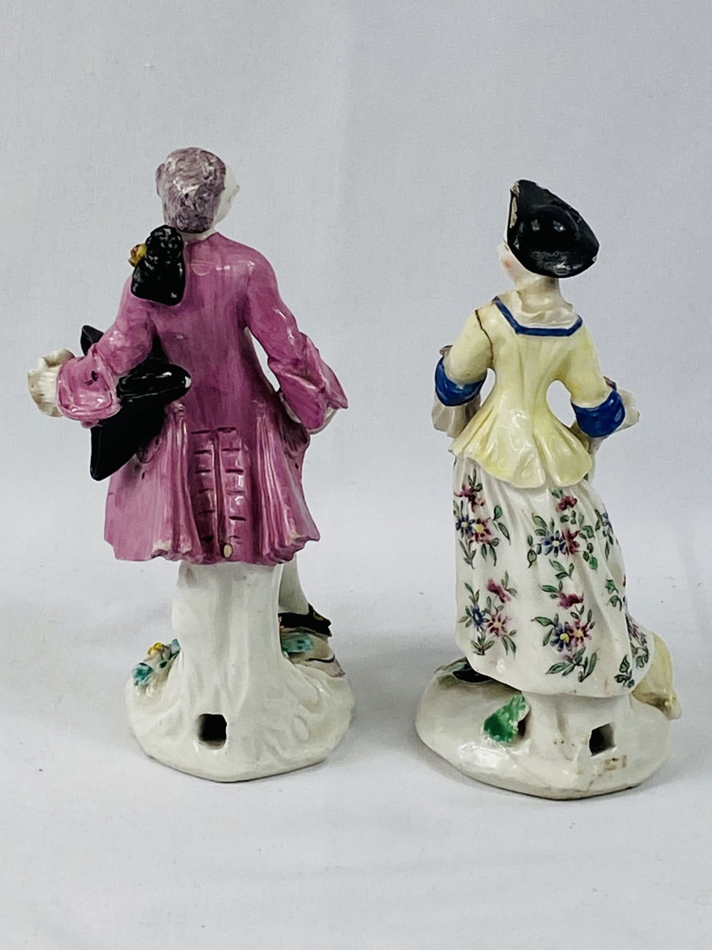Two continental porcelain figures - Bild 2 aus 2