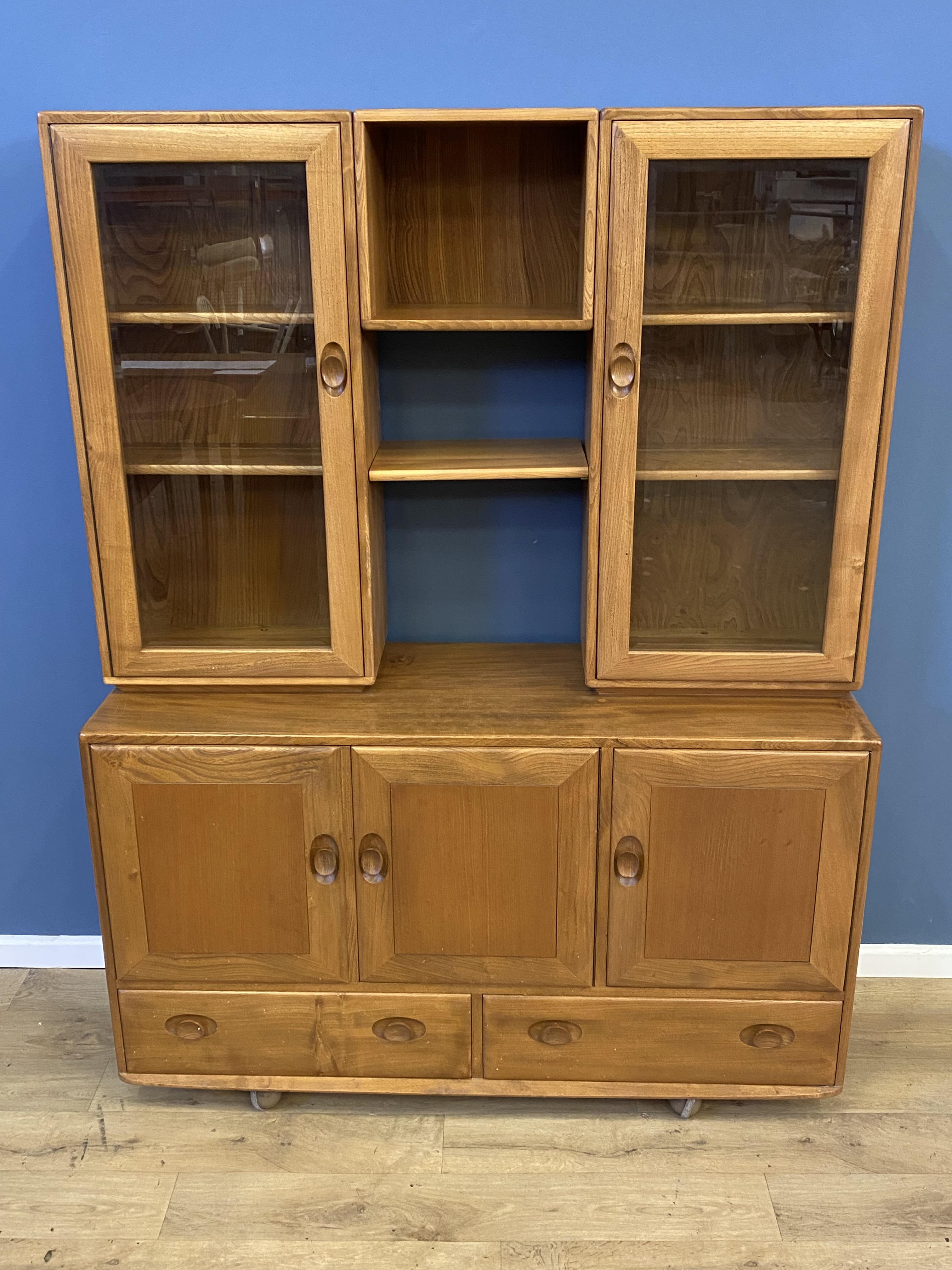 Ercol display cabinet