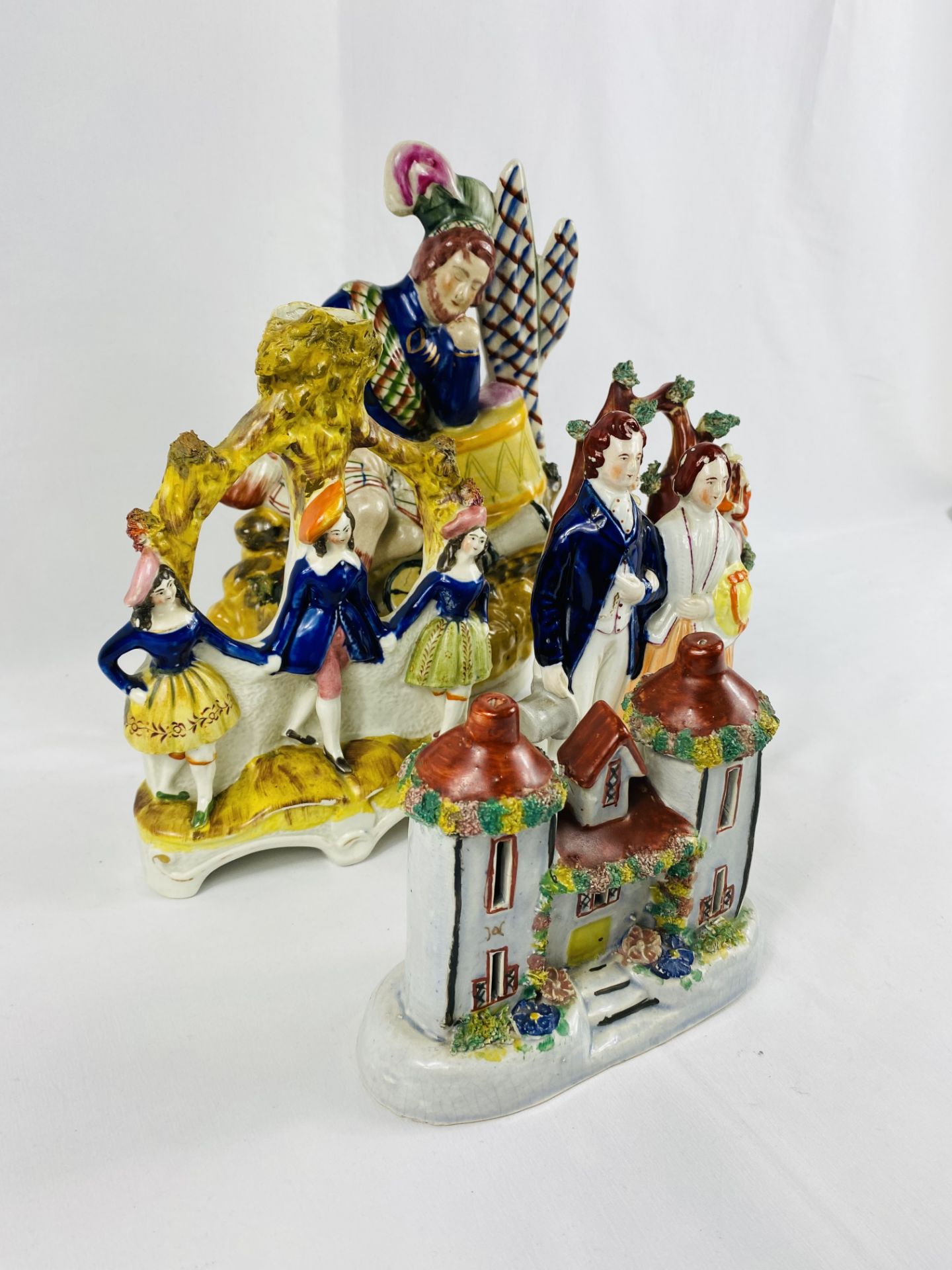 Five 19th century Staffordshire figures - Image 3 of 4