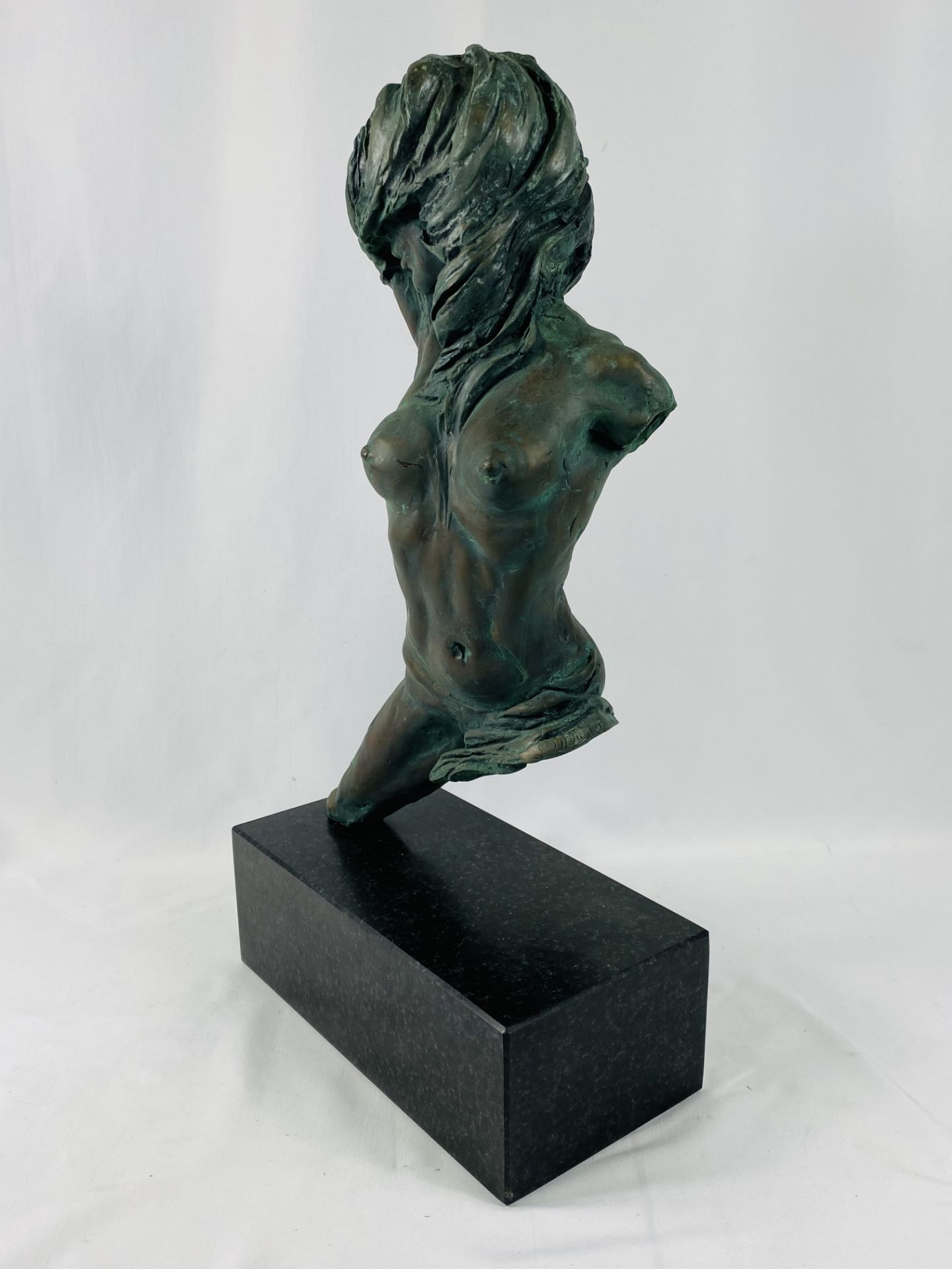 Costanzo Mongini (Italian, 1918-1981) Patinated bronze sculpture on stone base - Image 3 of 9
