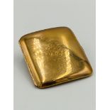 9ct gold cigarette case, 71.3g