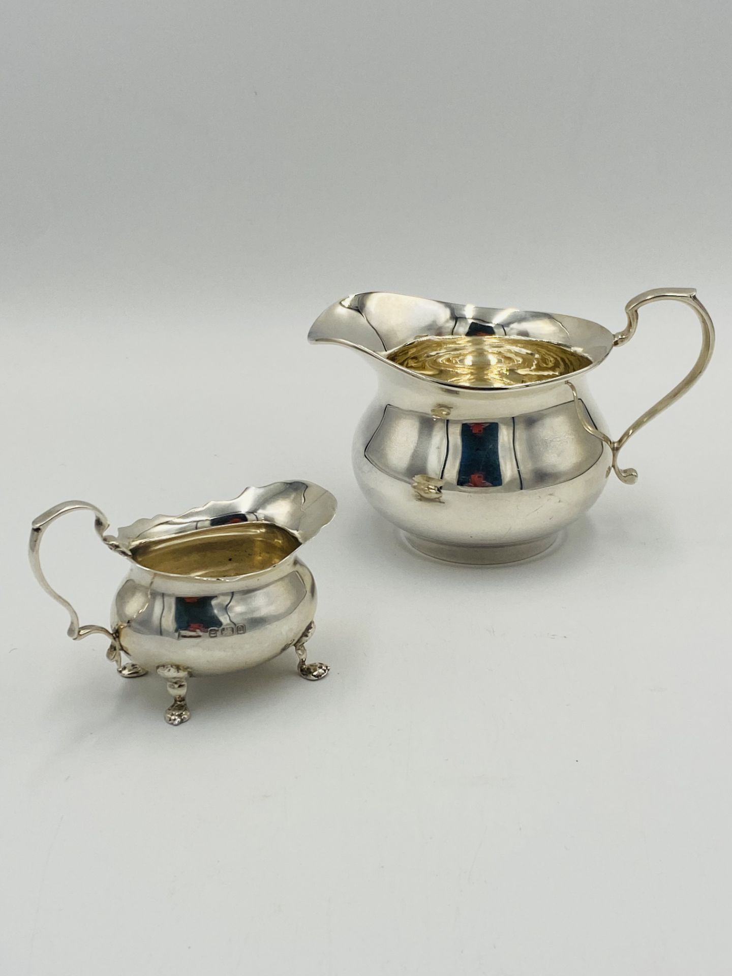 Two silver milk jugs - Image 3 of 7