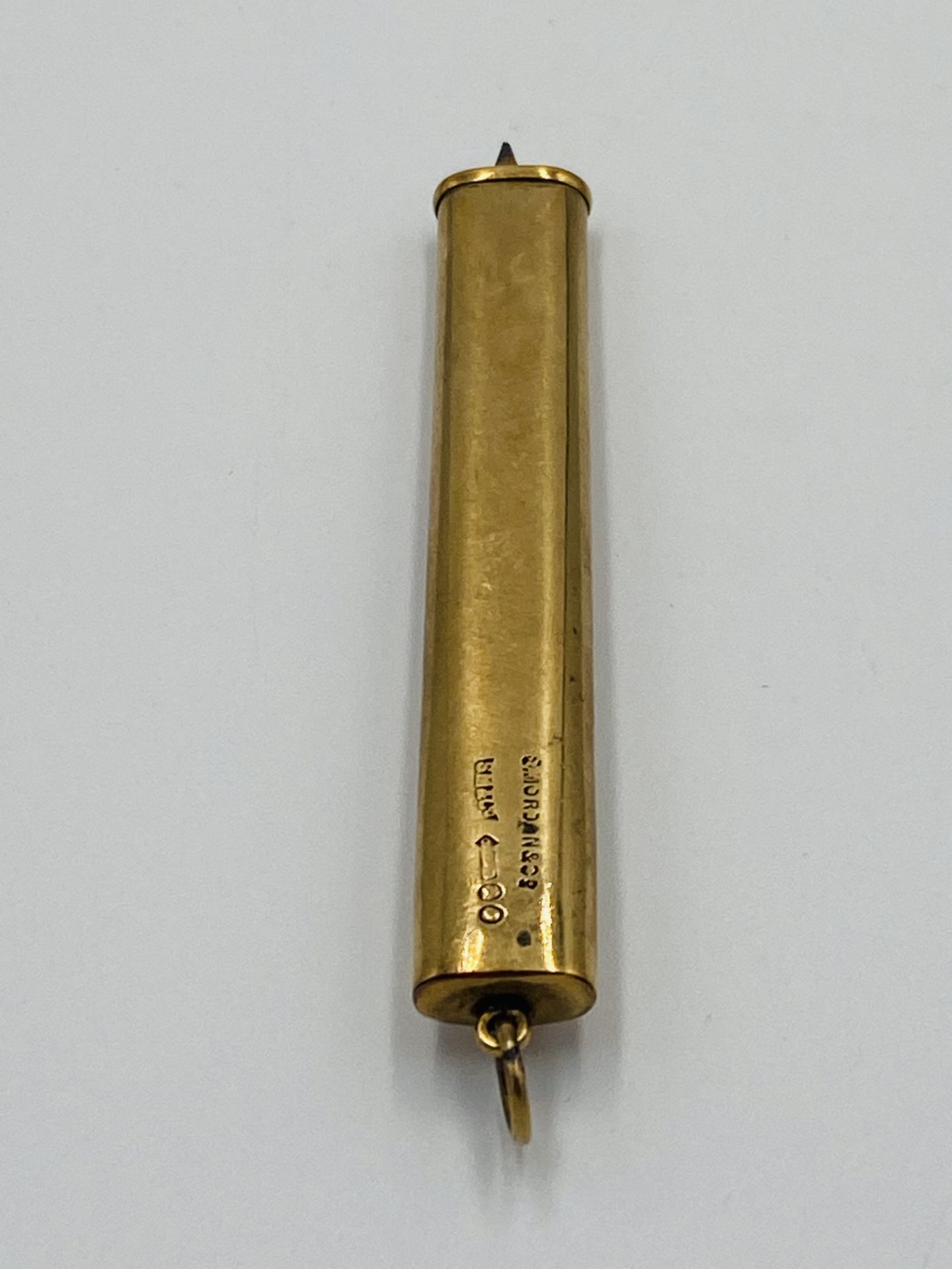 9ct gold propelling pencil - Image 3 of 6