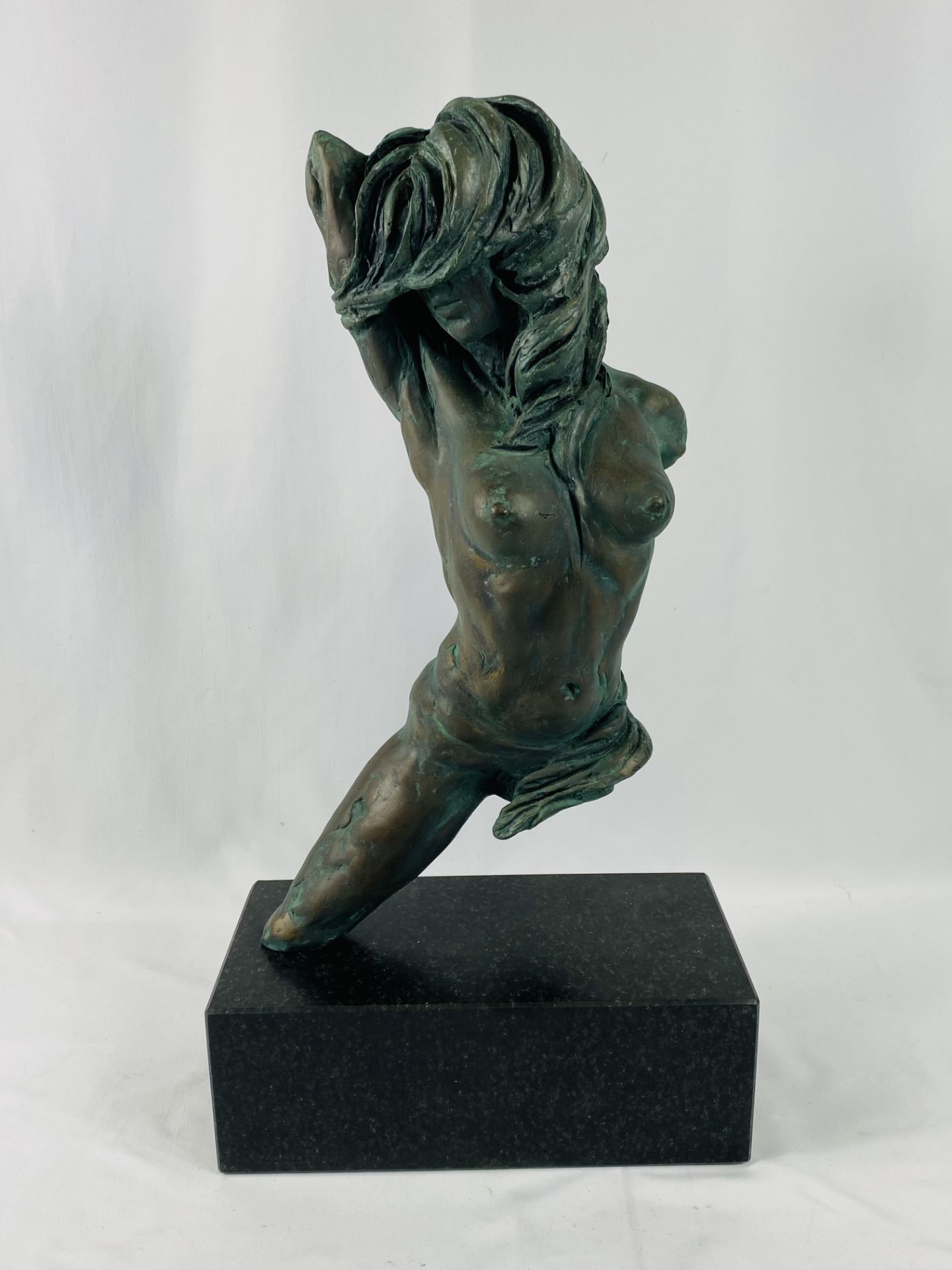 Costanzo Mongini (Italian, 1918-1981) Patinated bronze sculpture on stone base - Image 2 of 9