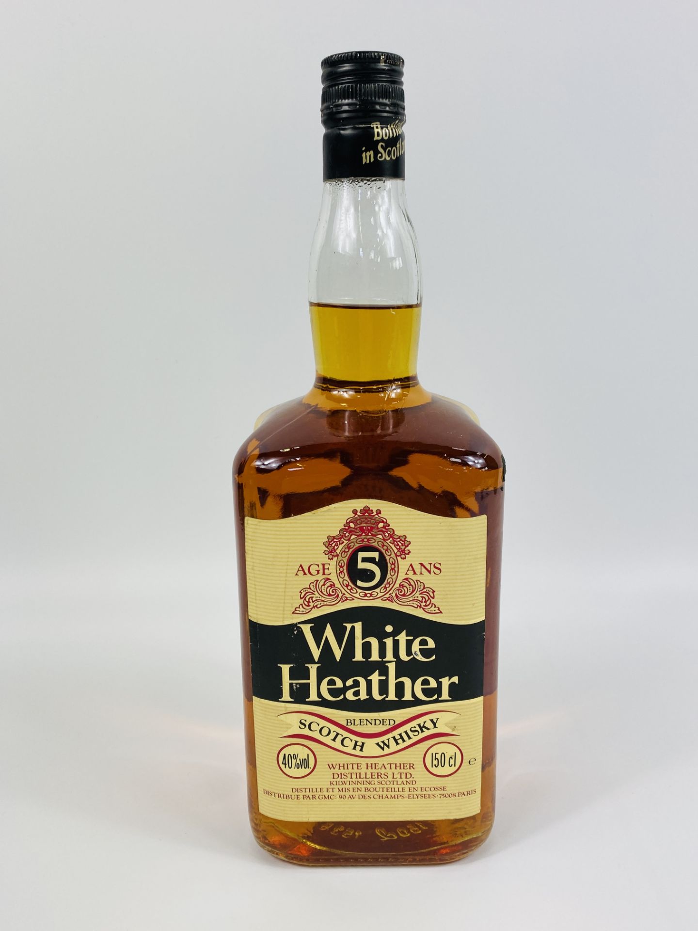 75cl bottle of Glenfiddich pure malt Scotch whisky; 150cl bottle of White Heather Scotch whisky - Image 4 of 5