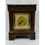 Oak cased mantel clock