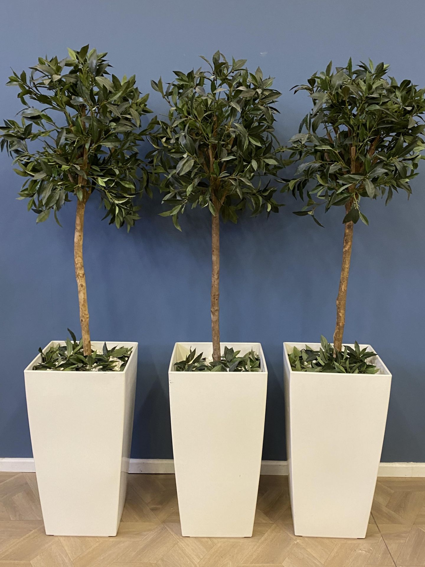 Three artificial trees in pots - Image 5 of 5