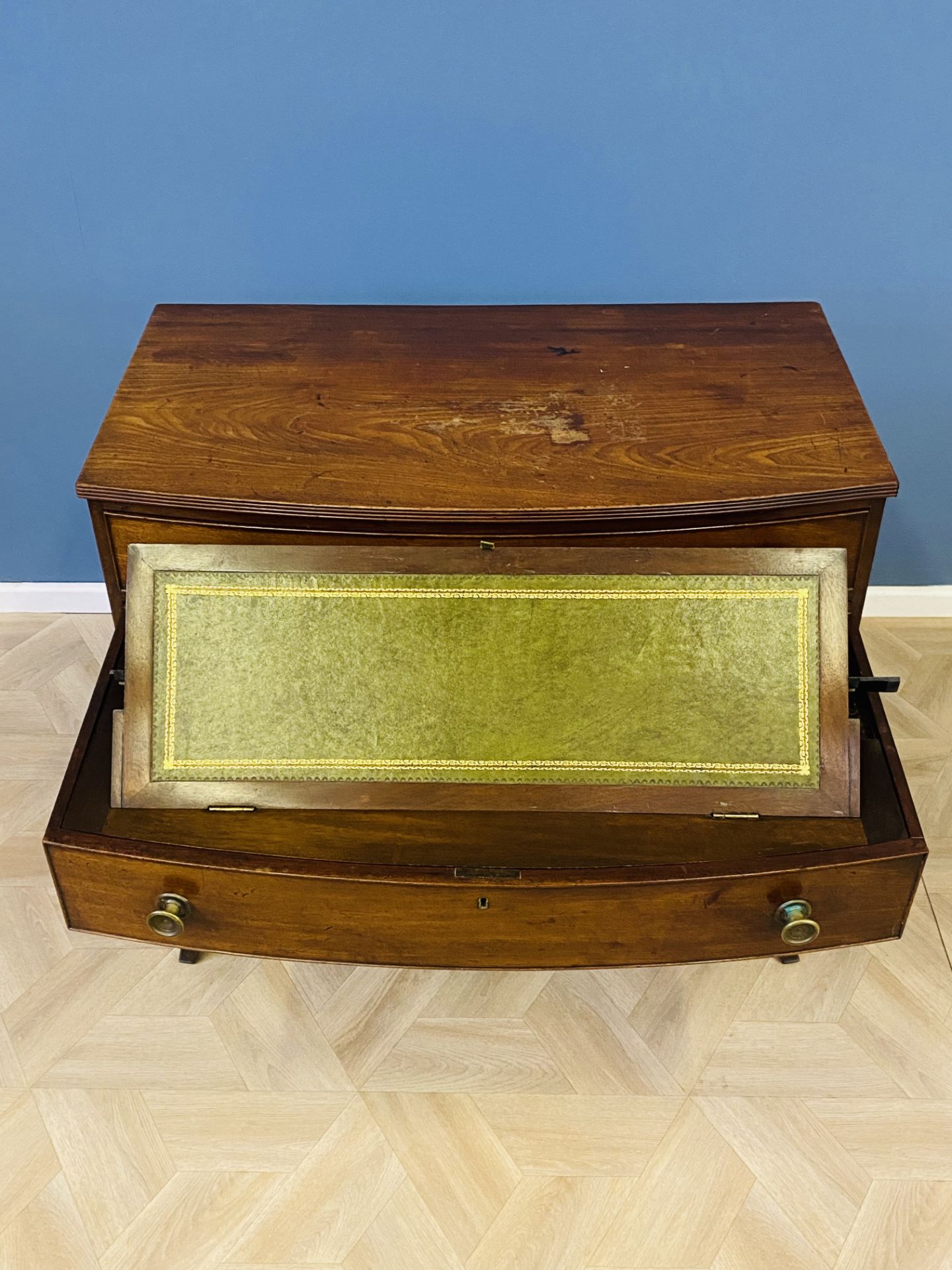 Regency mahogany chest of four drawers - Image 6 of 9