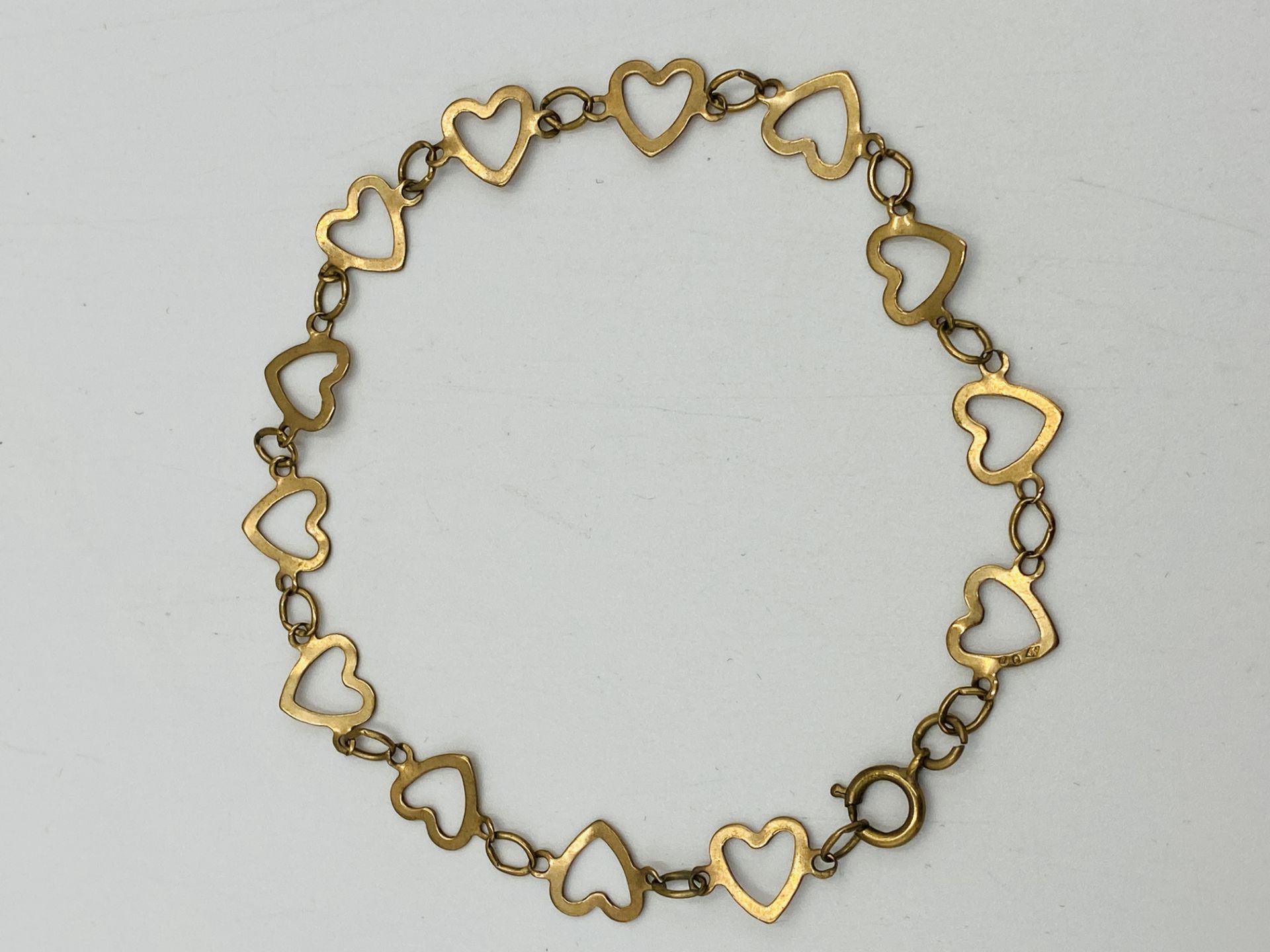 9ct gold bracelet - Image 2 of 4