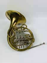 French horn in carry case