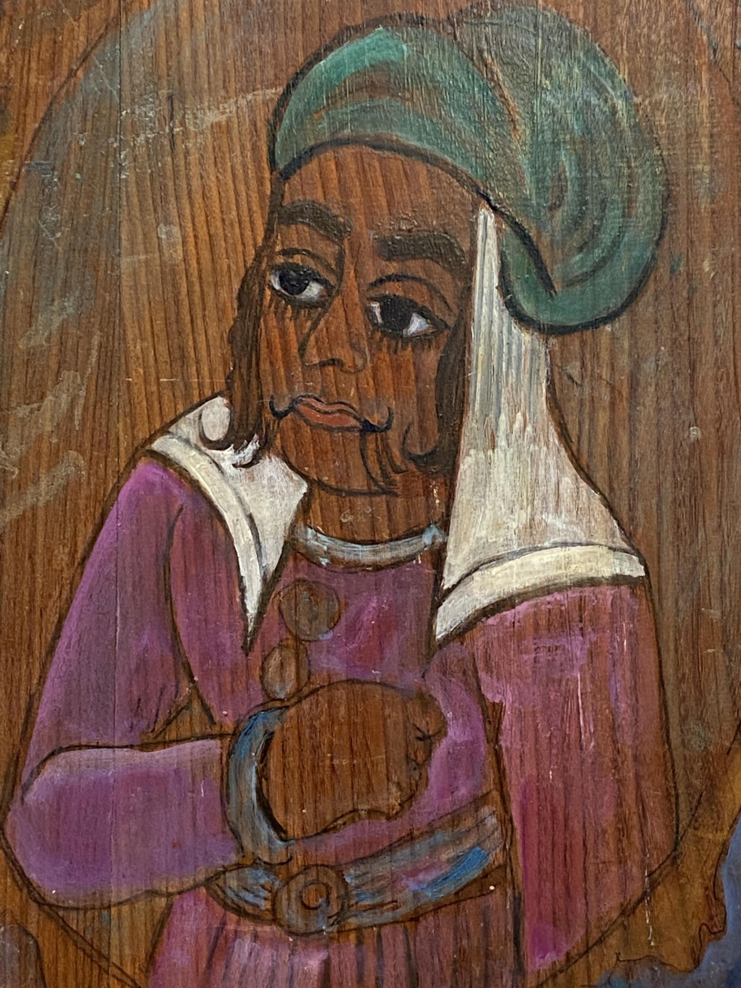 Painting on wood "Persian Prince", by Alex Porter - Image 3 of 4