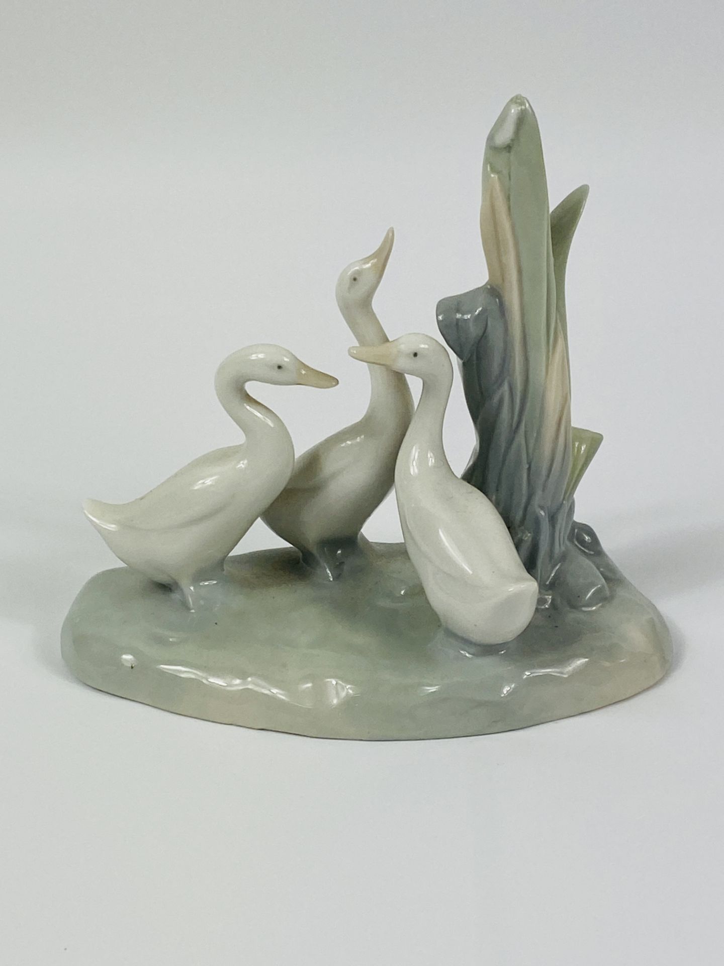 Quantity of ceramic figurines to include a Lladro cockerel - Image 3 of 6