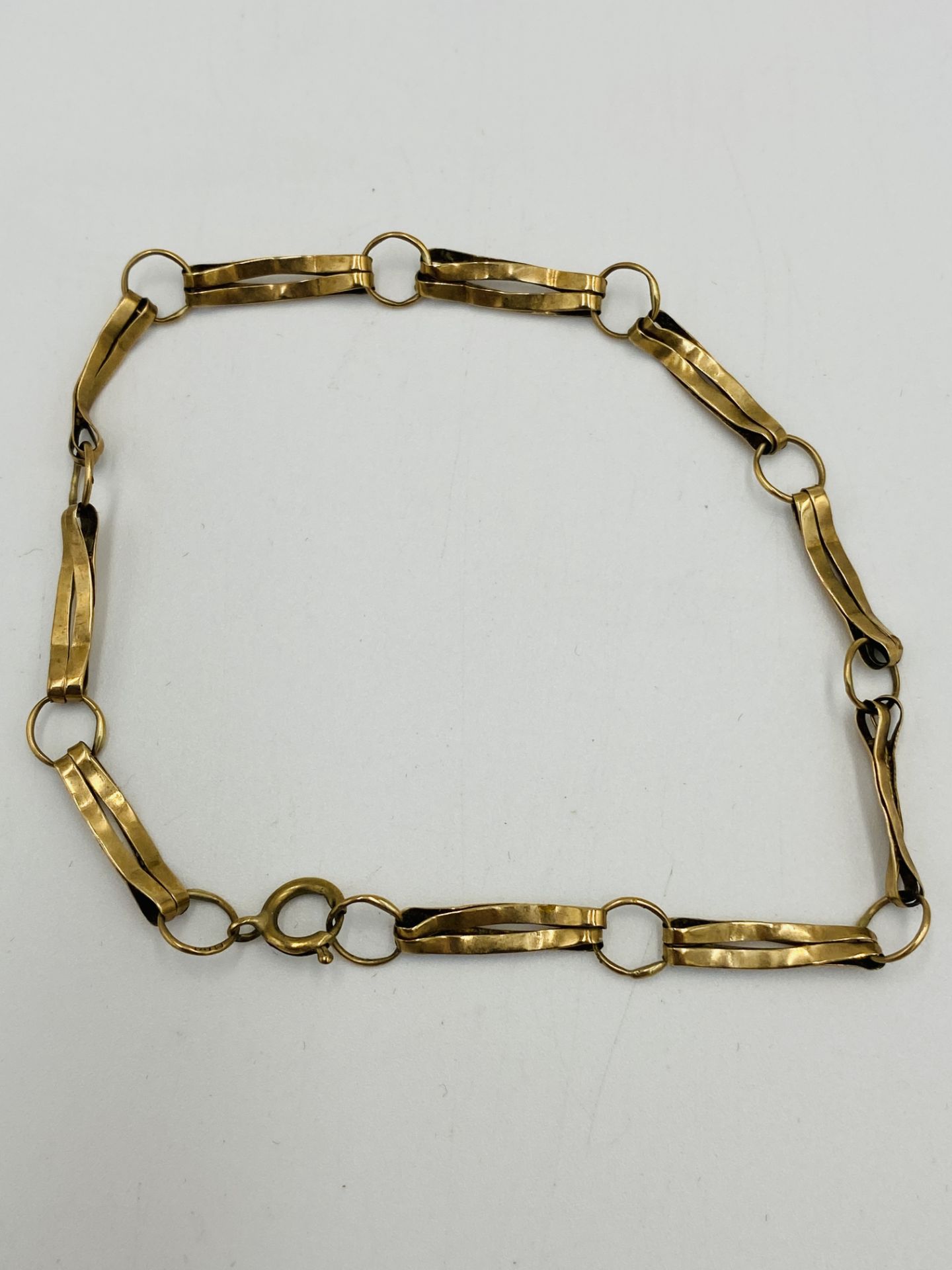 9ct gold bracelet - Image 3 of 4