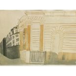 Framed and glazed limited edition print of the Bank of England by Alison Neville