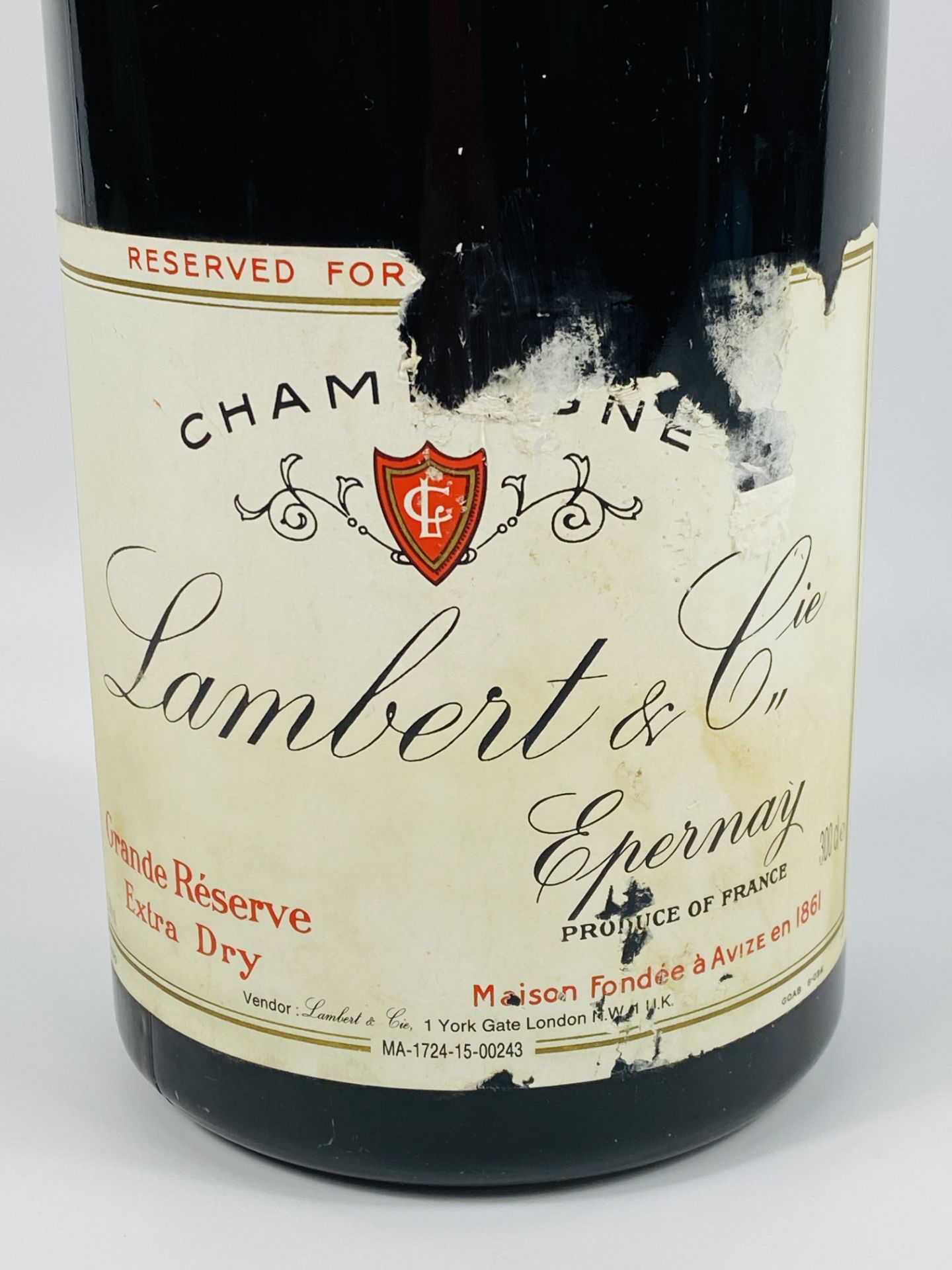 Jeroboam of Lambert & Cie champagne - Image 2 of 4