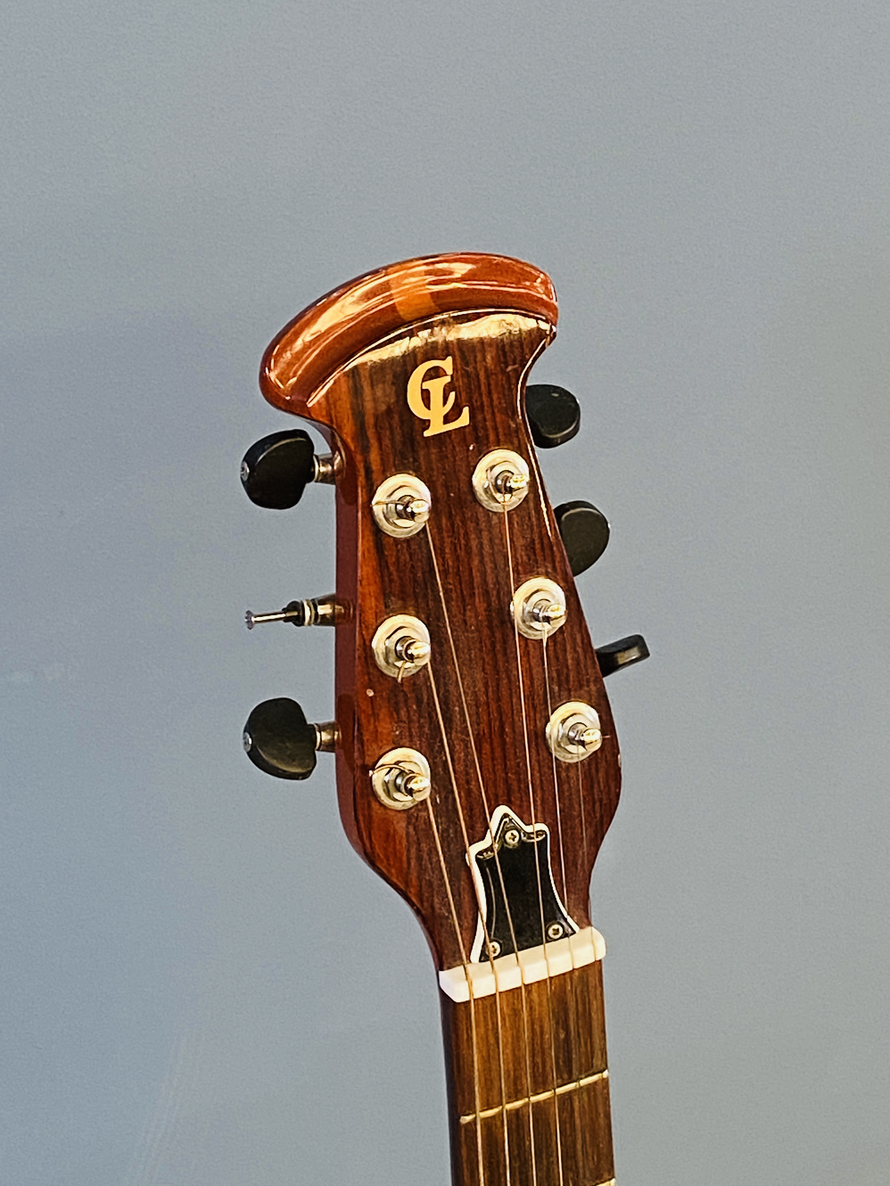 Clarissa G300 electro acoustic roundback guitar. - Image 4 of 4