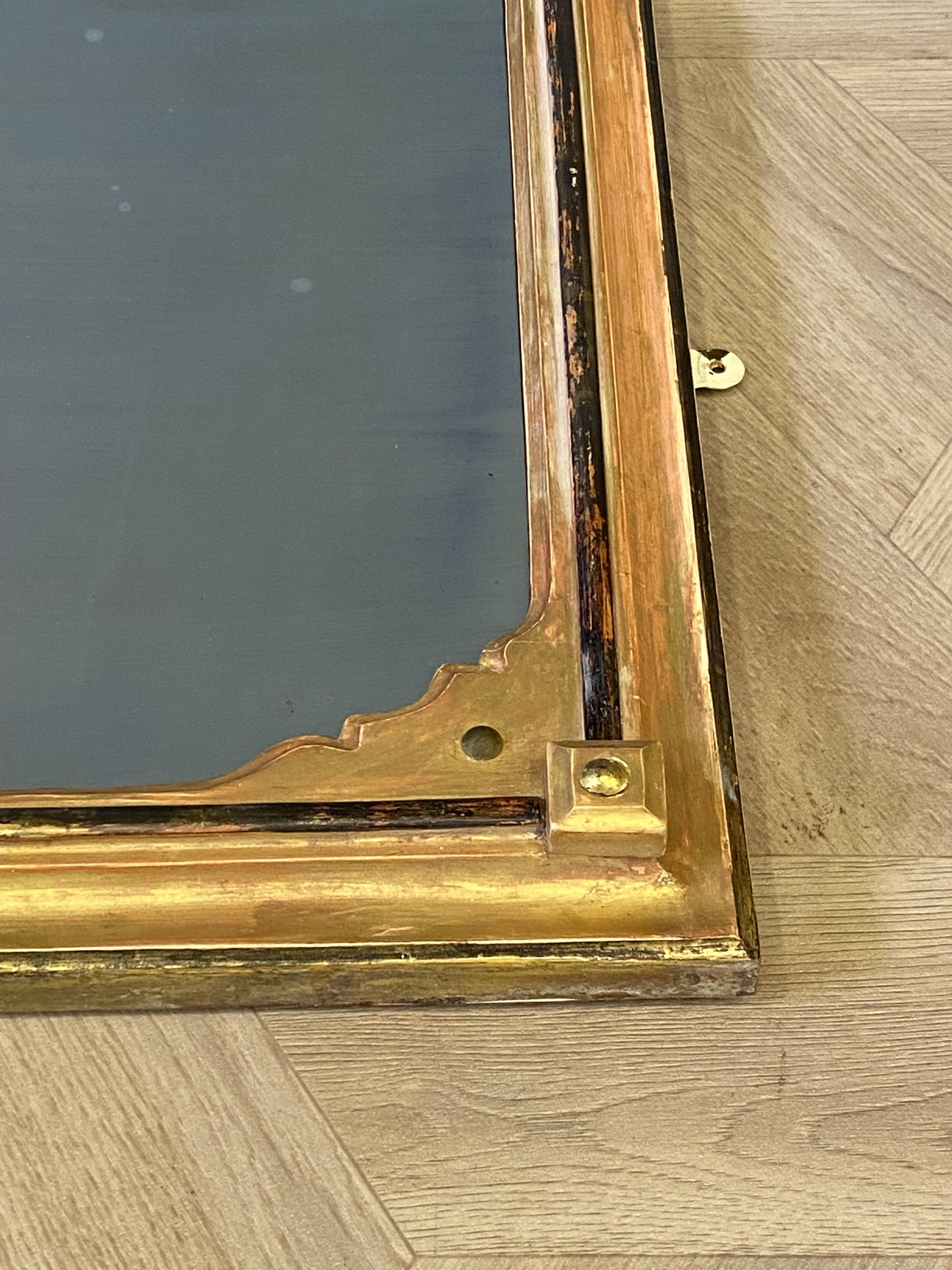 Victorian gilded rectangular overmantle mirror - Image 3 of 8