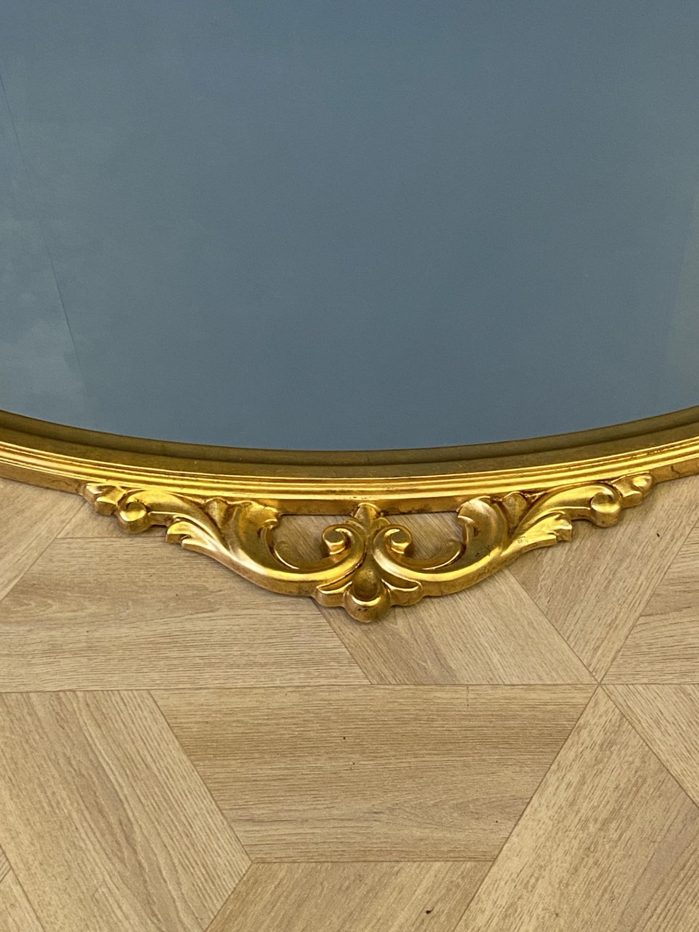 Victorian style gilt overmantle mirror - Image 2 of 6