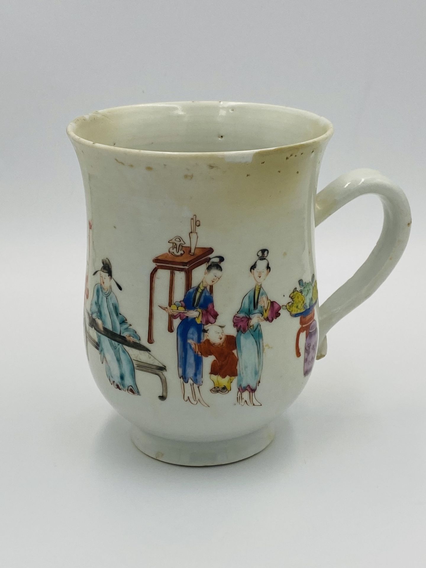 Chinese famille rose tankard - Image 3 of 6