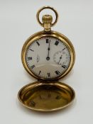 Gold plated pocket watch