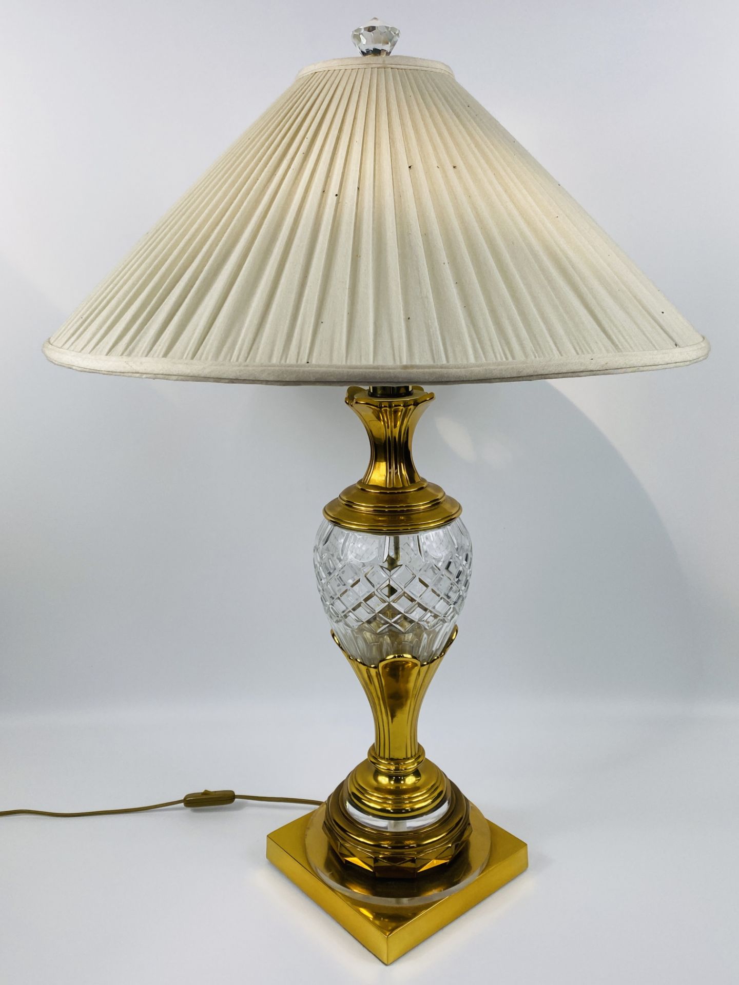 Pair of glass table lamps - Image 5 of 5