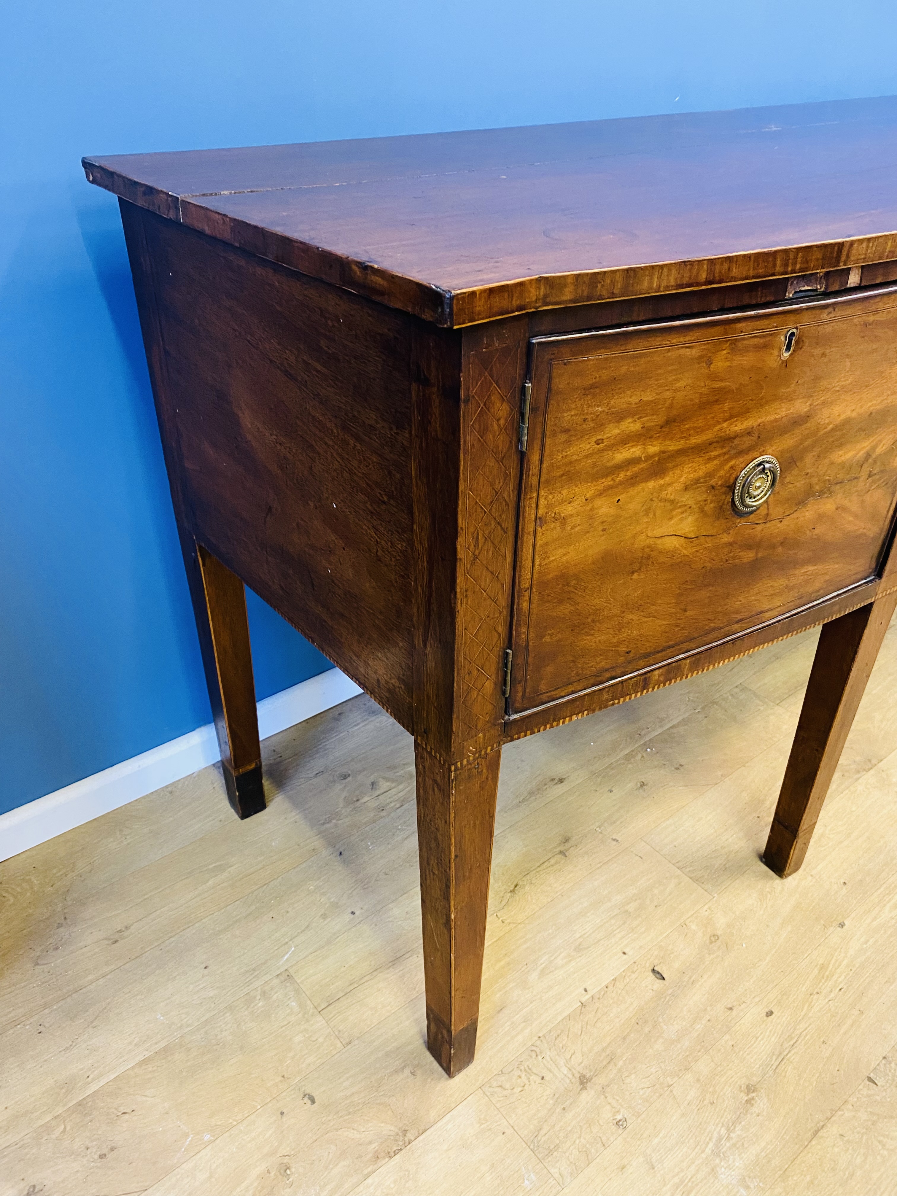19th century bow fronted sideboard - Image 2 of 8